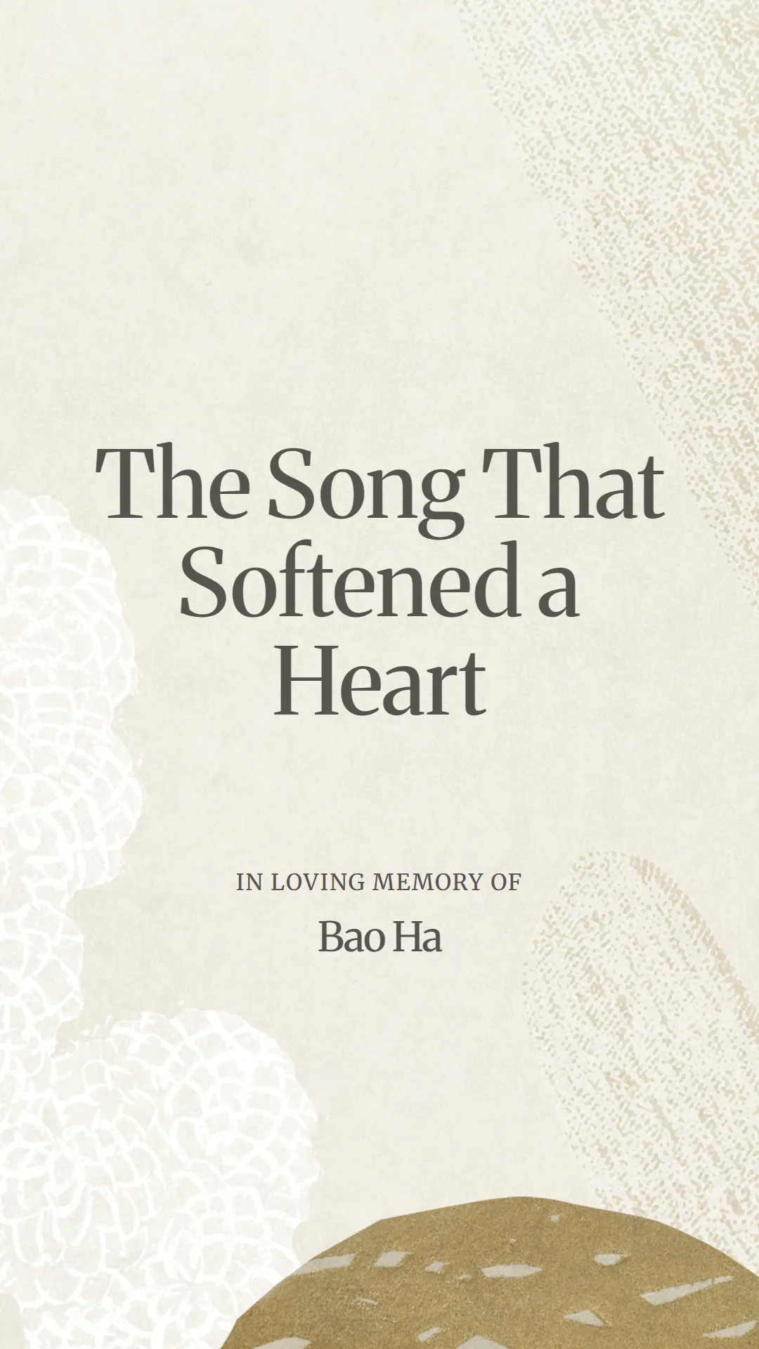 The Song That Softened a Heart