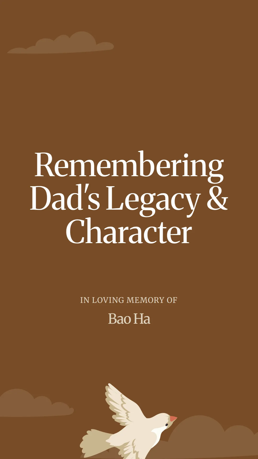 Remembering Dad's Legacy and Character