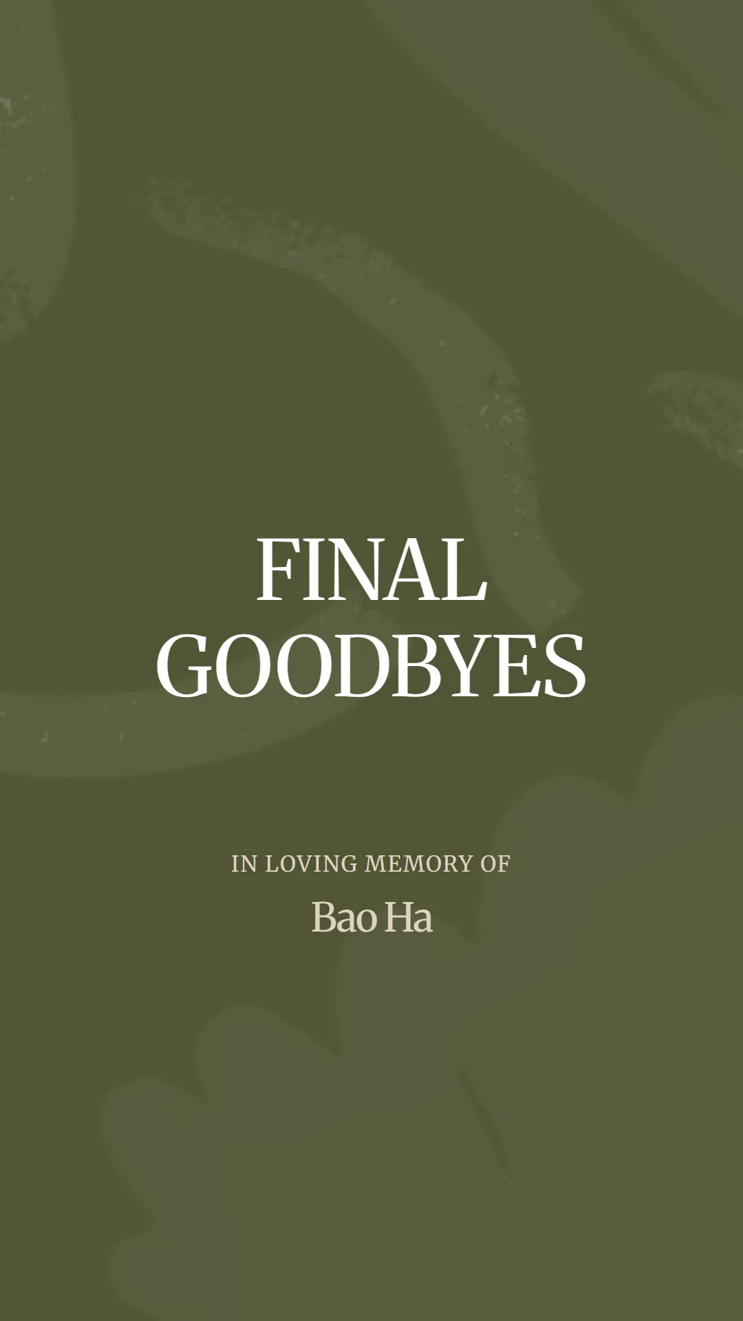 A Heartfelt Farewell to Bao Ha