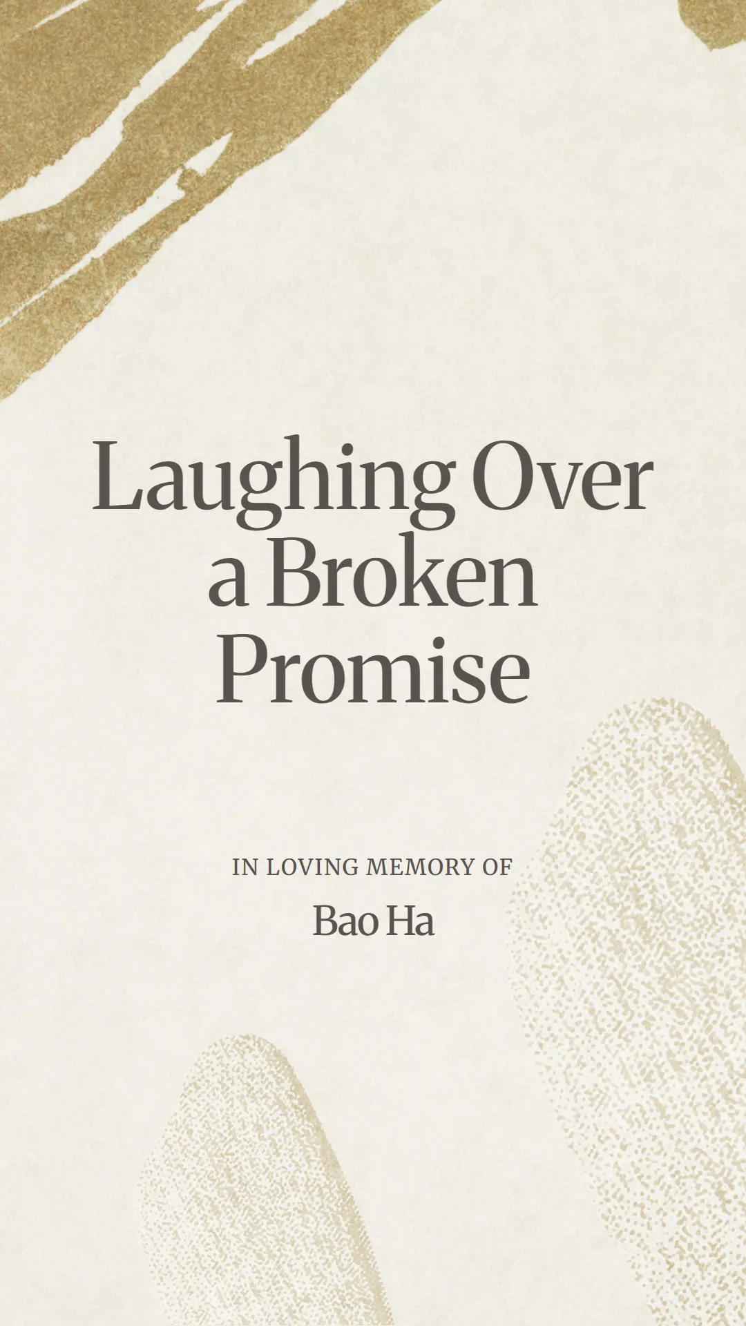 Laughing Over a Broken Promise