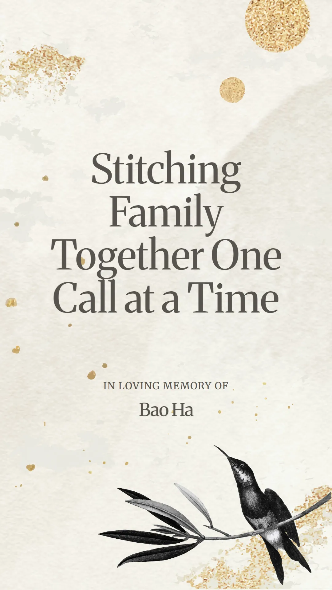 Stitching Family Together One Call at a Time