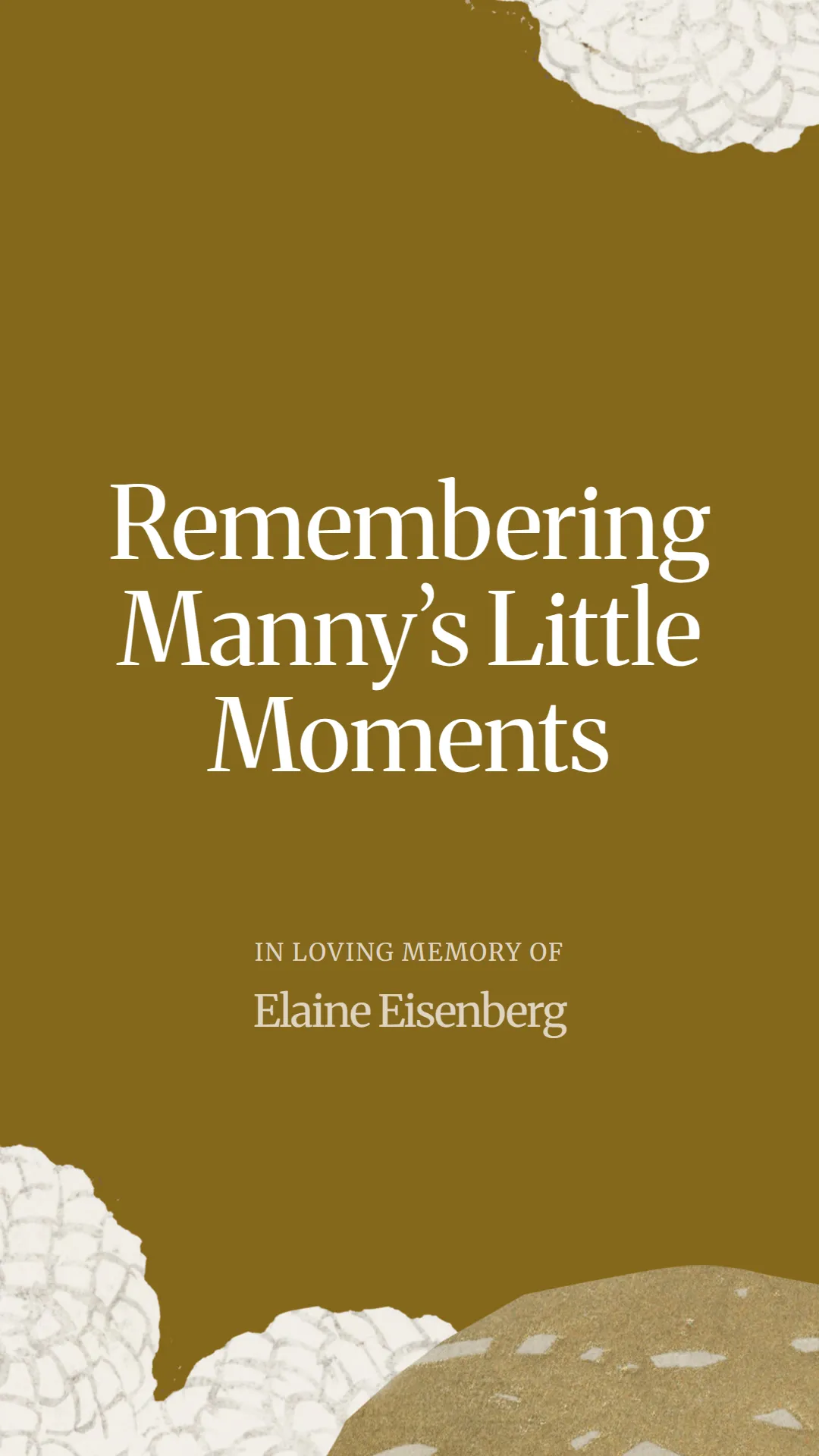 Remembering Manny’s Little Moments