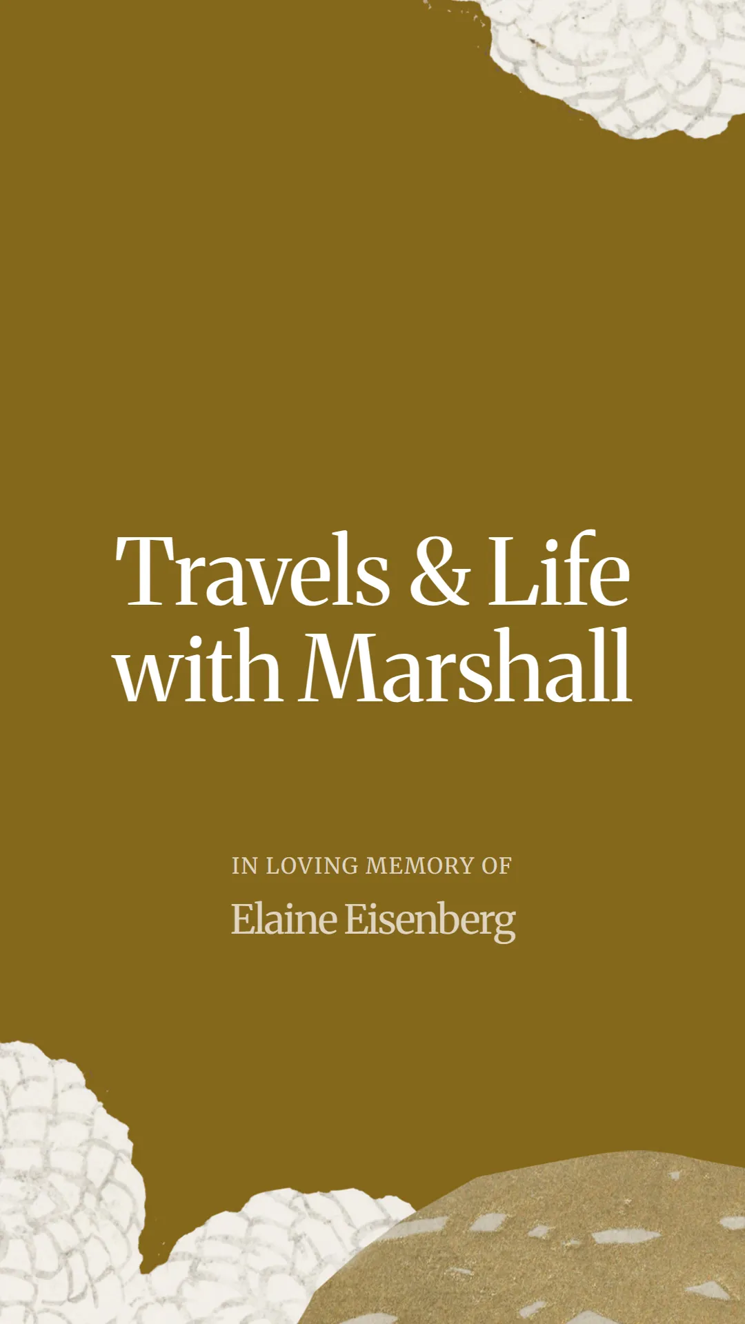 Travels and Life with Marshall
