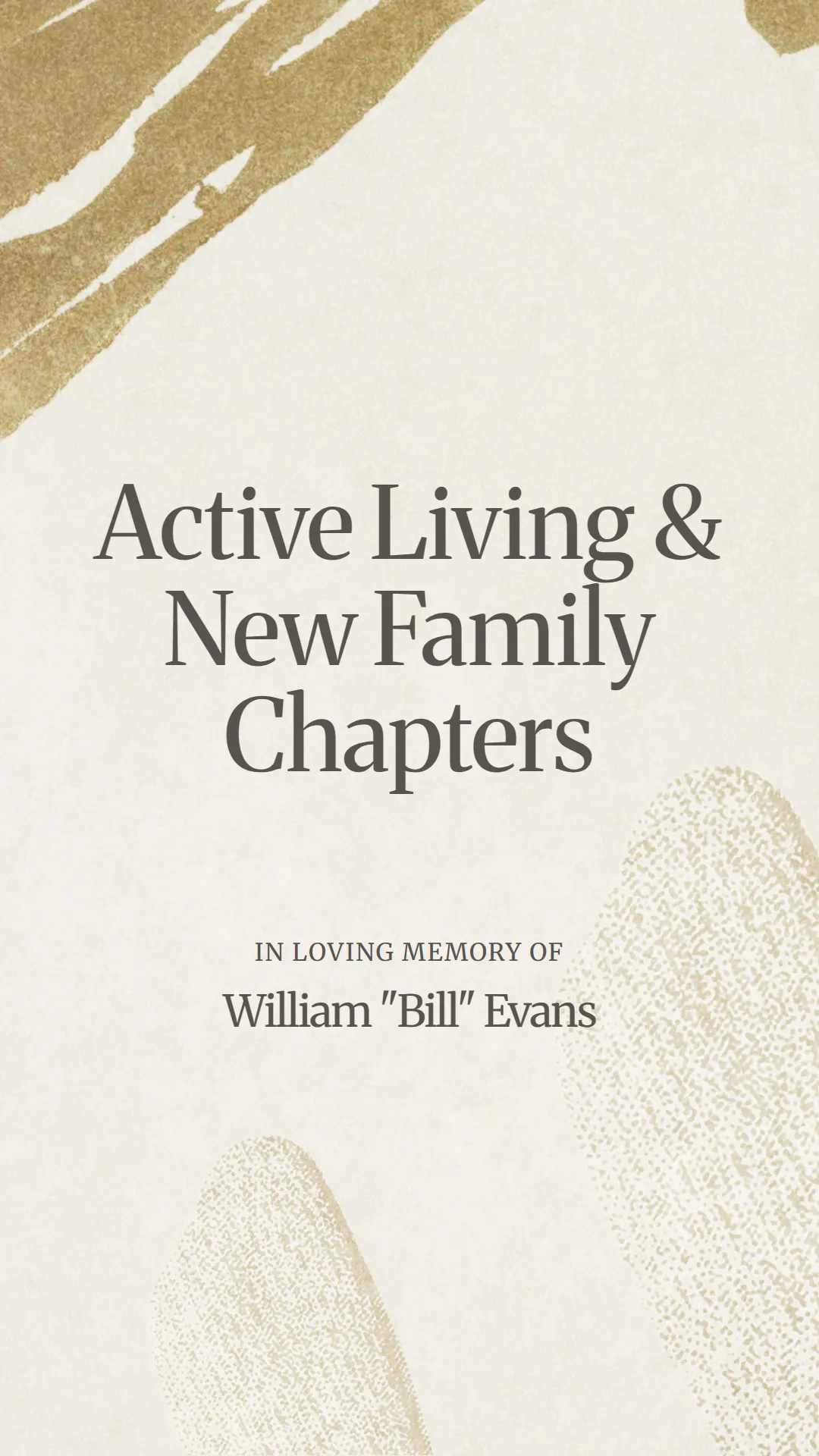 Active Living and New Family Chapters