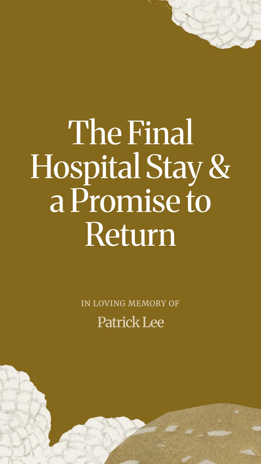 The Final Hospital Stay and a Promise to Return