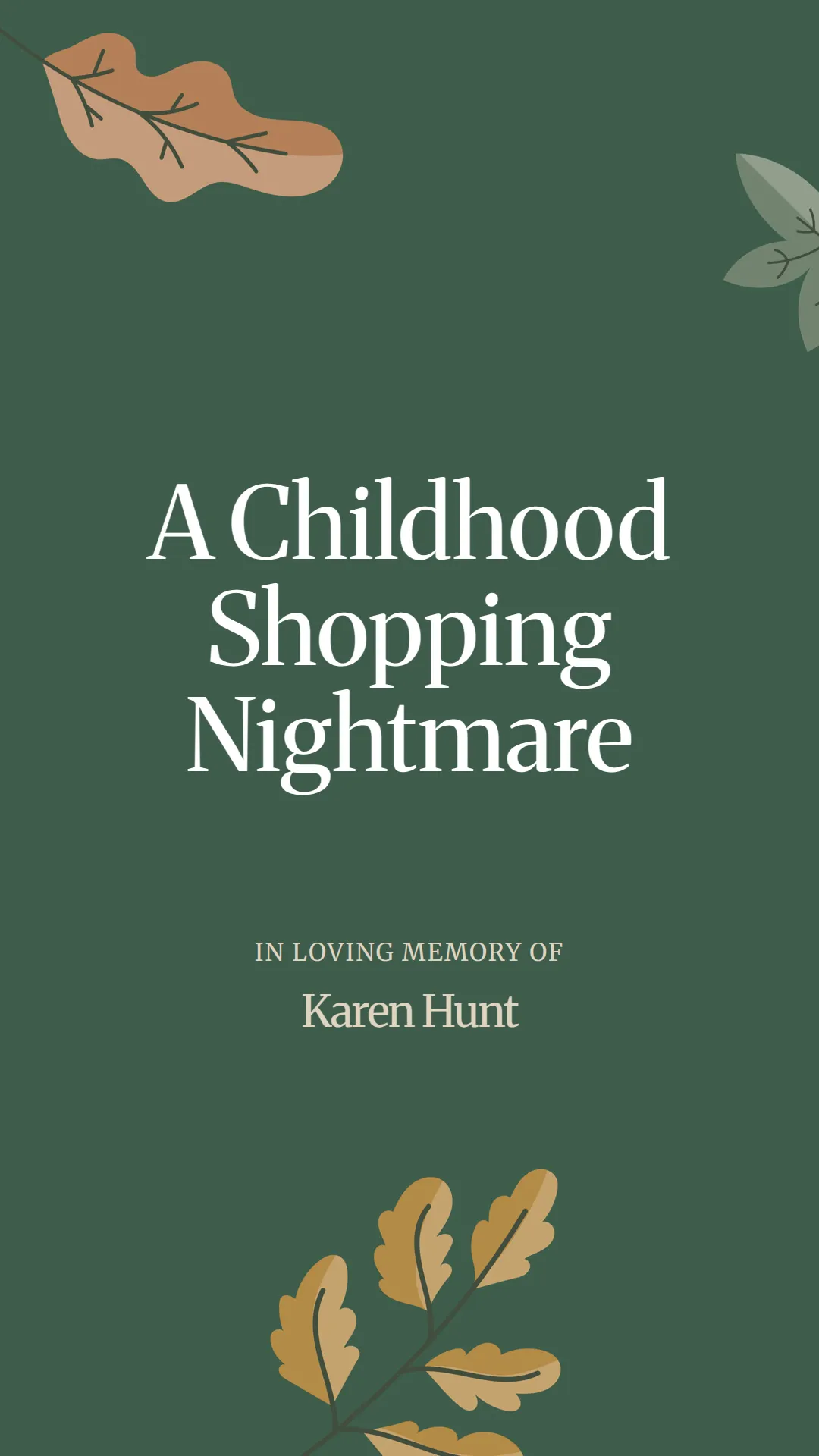 A Childhood Shopping Nightmare