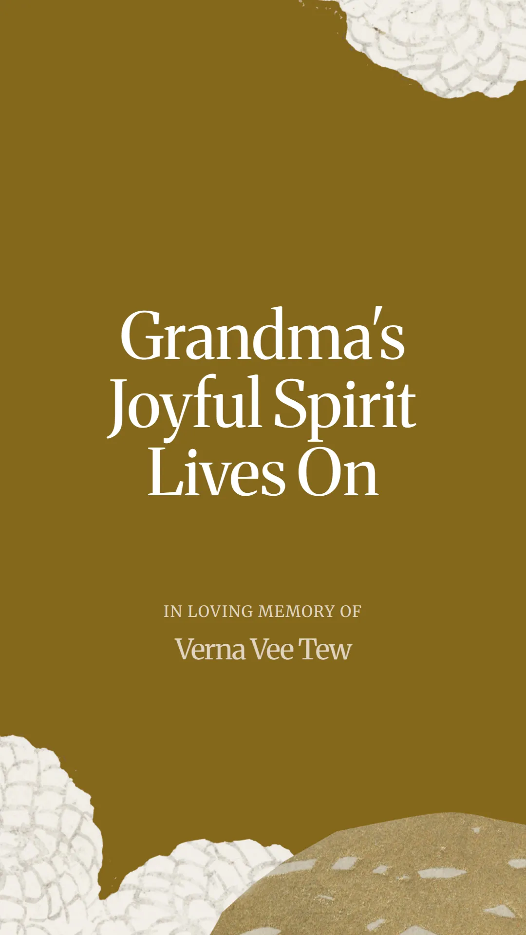 Grandma's Joyful Spirit Lives On