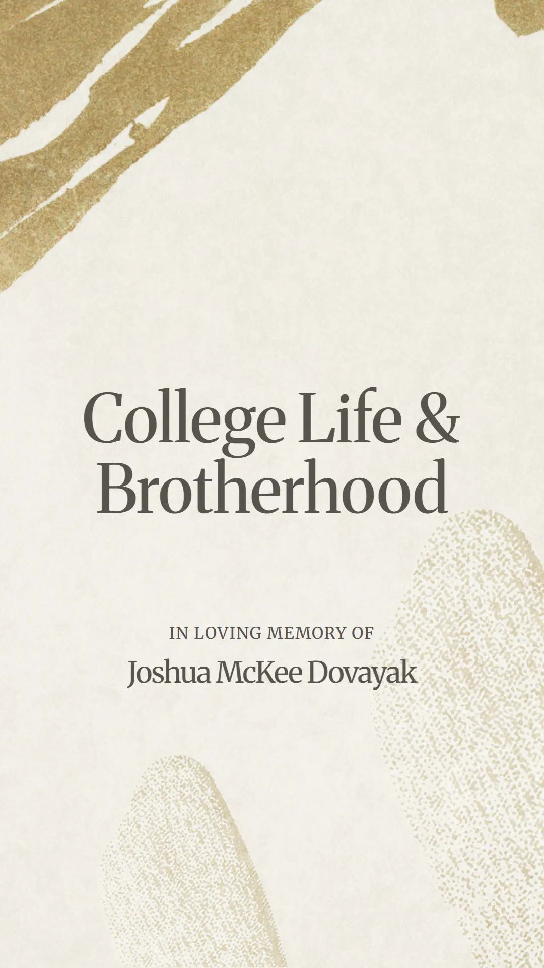 College Life and Brotherhood