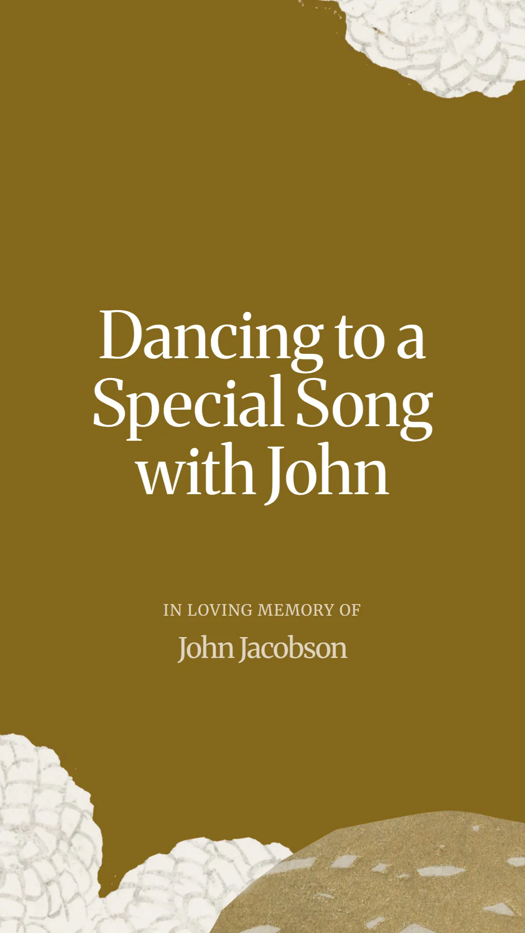 Dancing to a Special Song with John