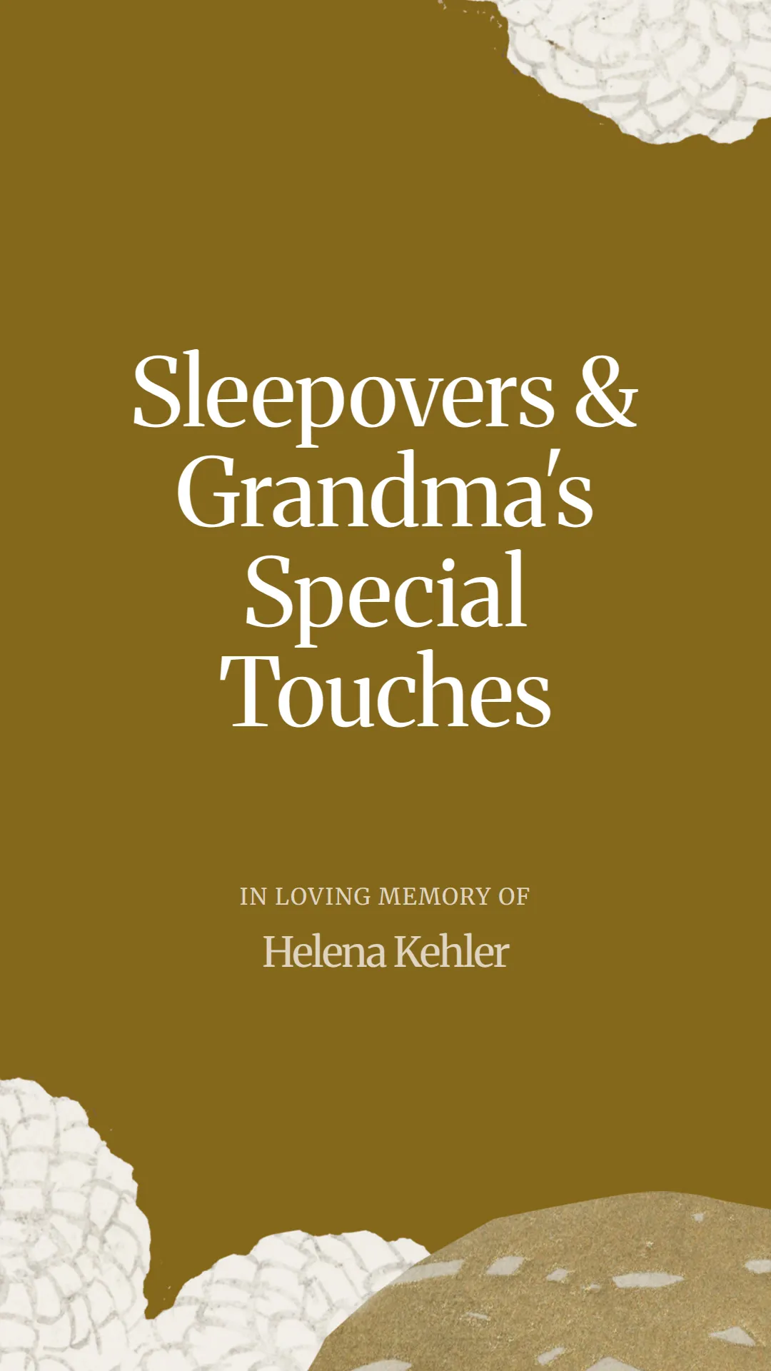 Sleepovers and Grandma's Special Touches
