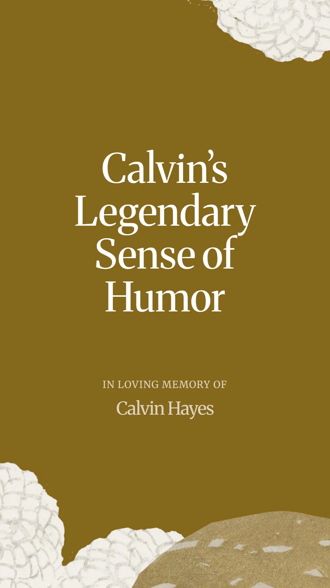Calvin’s Legendary Sense of Humor