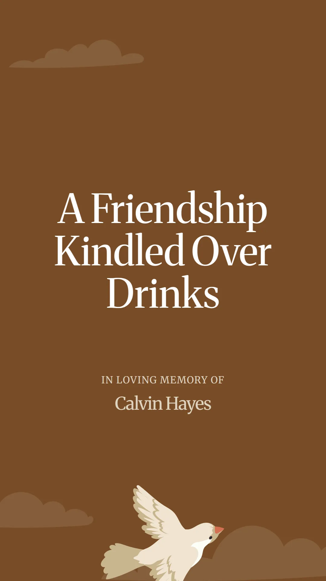 A Friendship Kindled Over Drinks