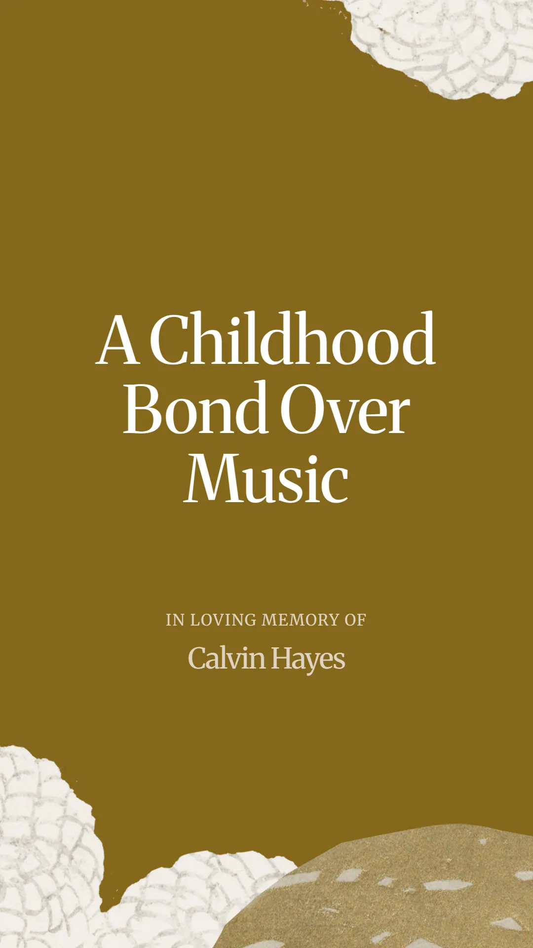 A Childhood Bond Over Music