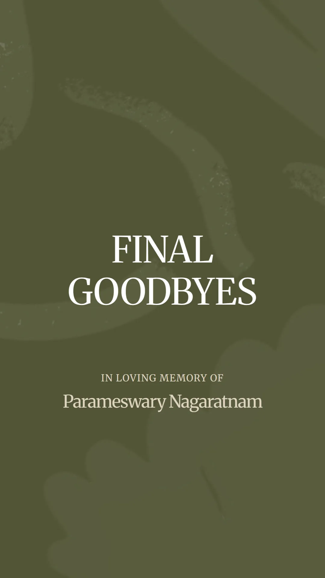 A Heartfelt Farewell to Parameswary Nagaratnam