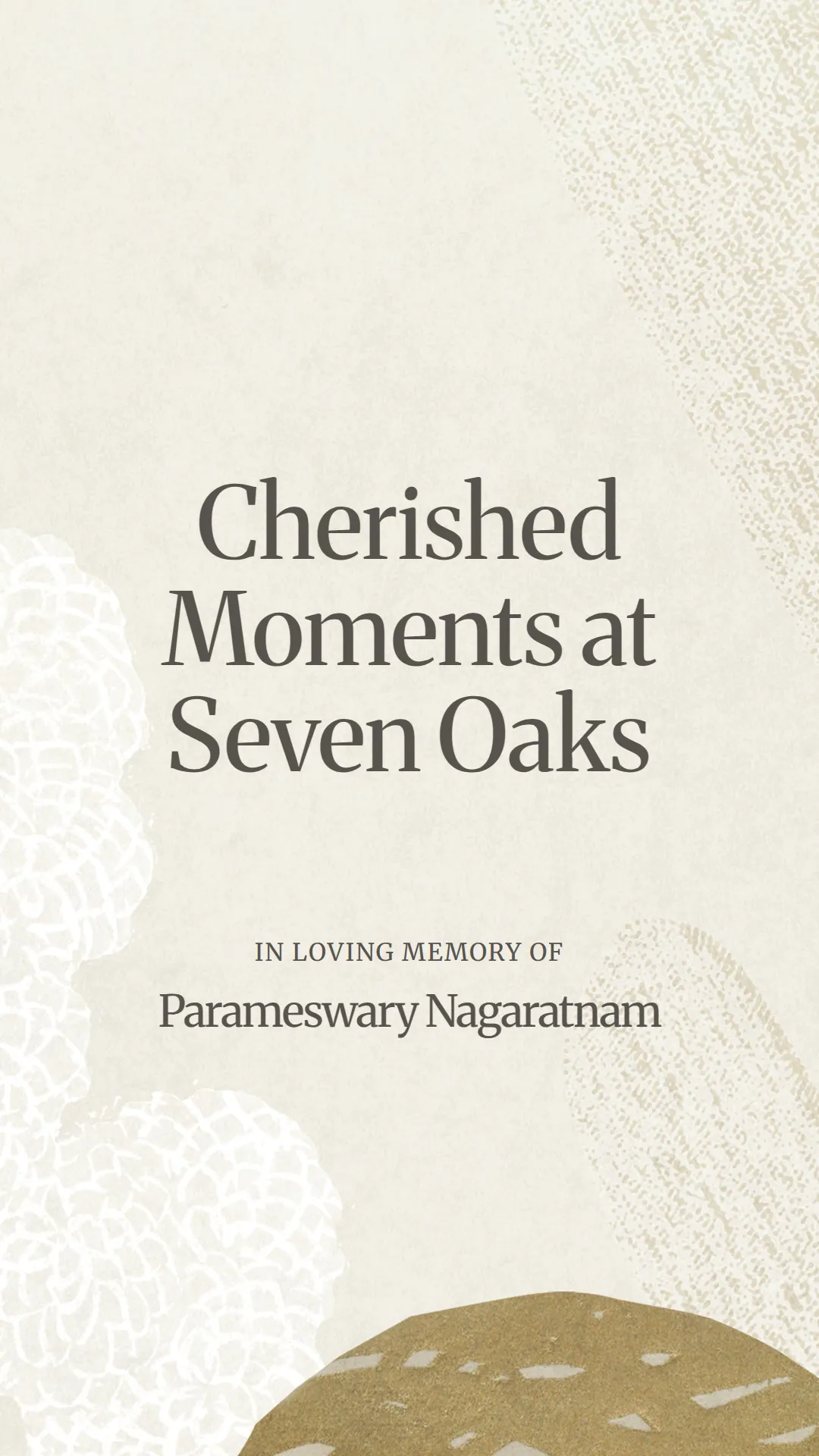 Cherished Moments at Seven Oaks