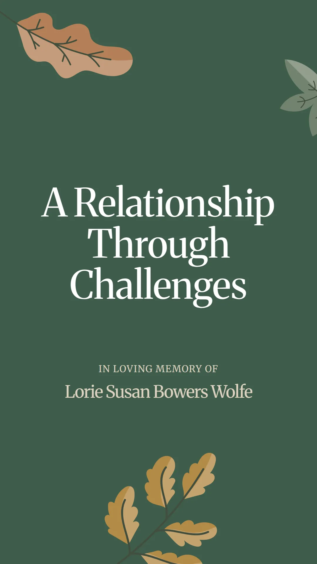 A Relationship Through Challenges