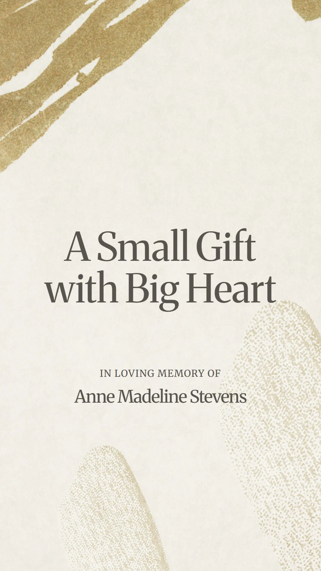 A Small Gift with Big Heart