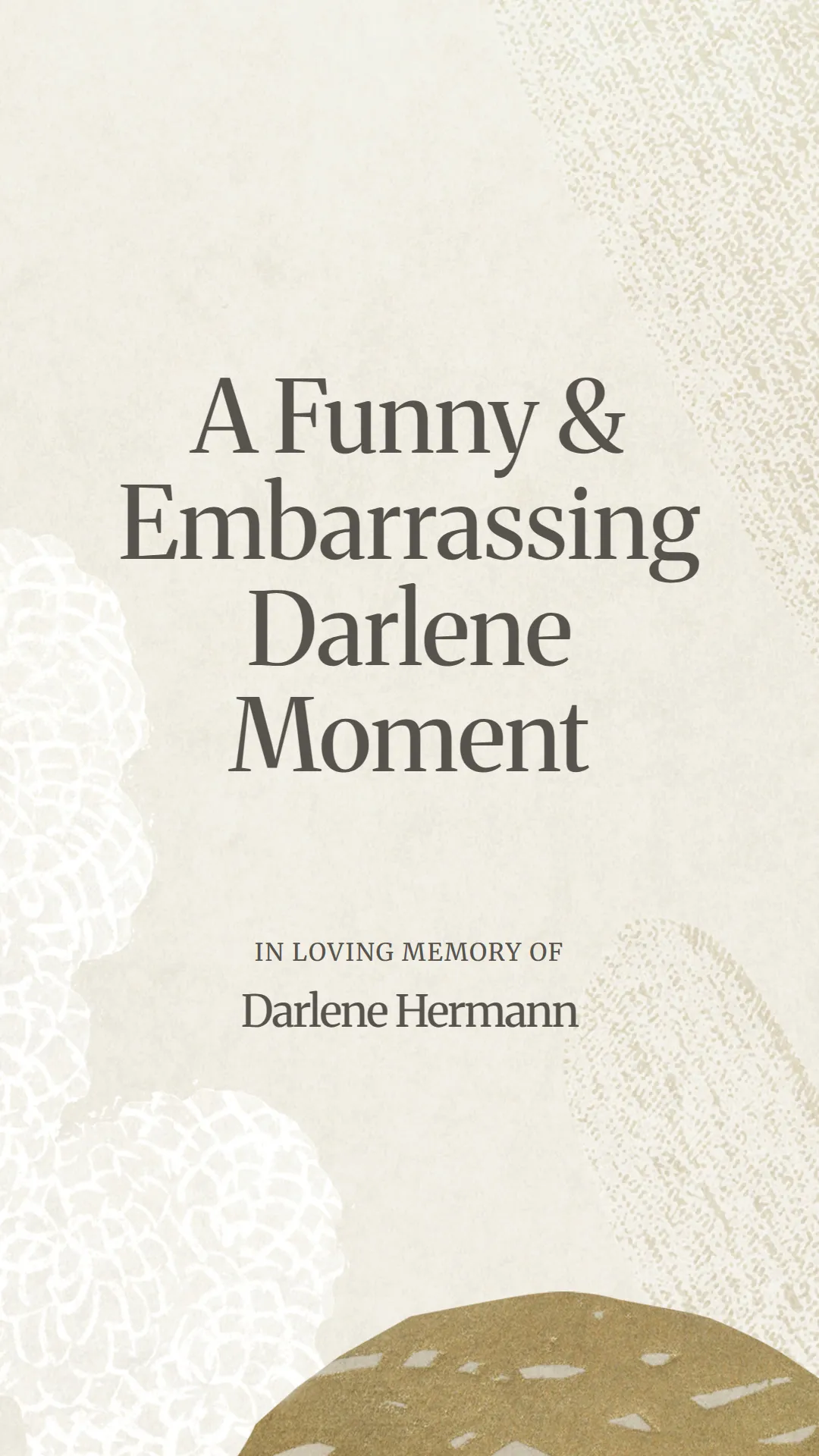 A Funny and Embarrassing Darlene Moment