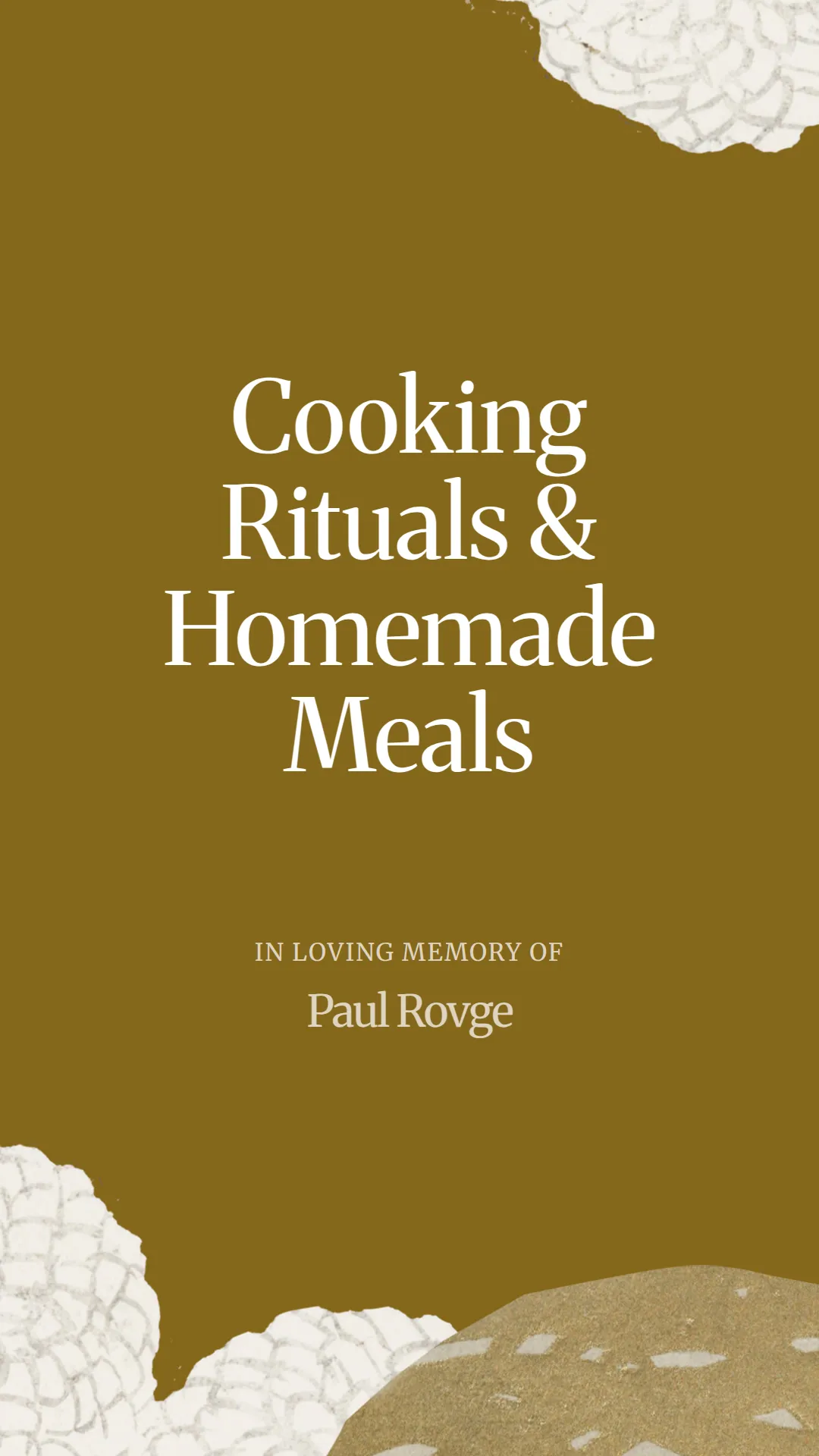 Cooking Rituals and Homemade Meals