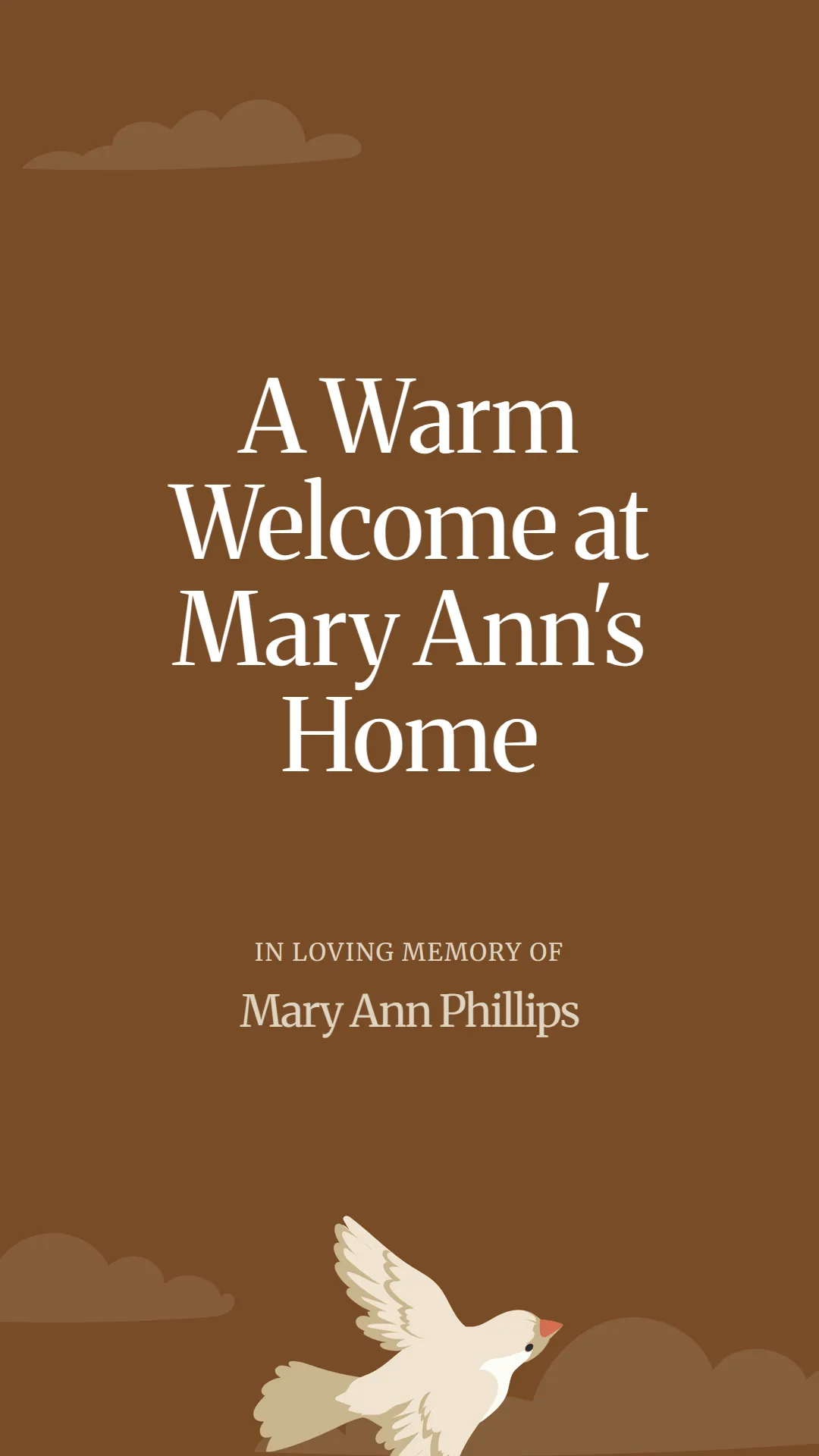A Warm Welcome at Mary Ann's Home