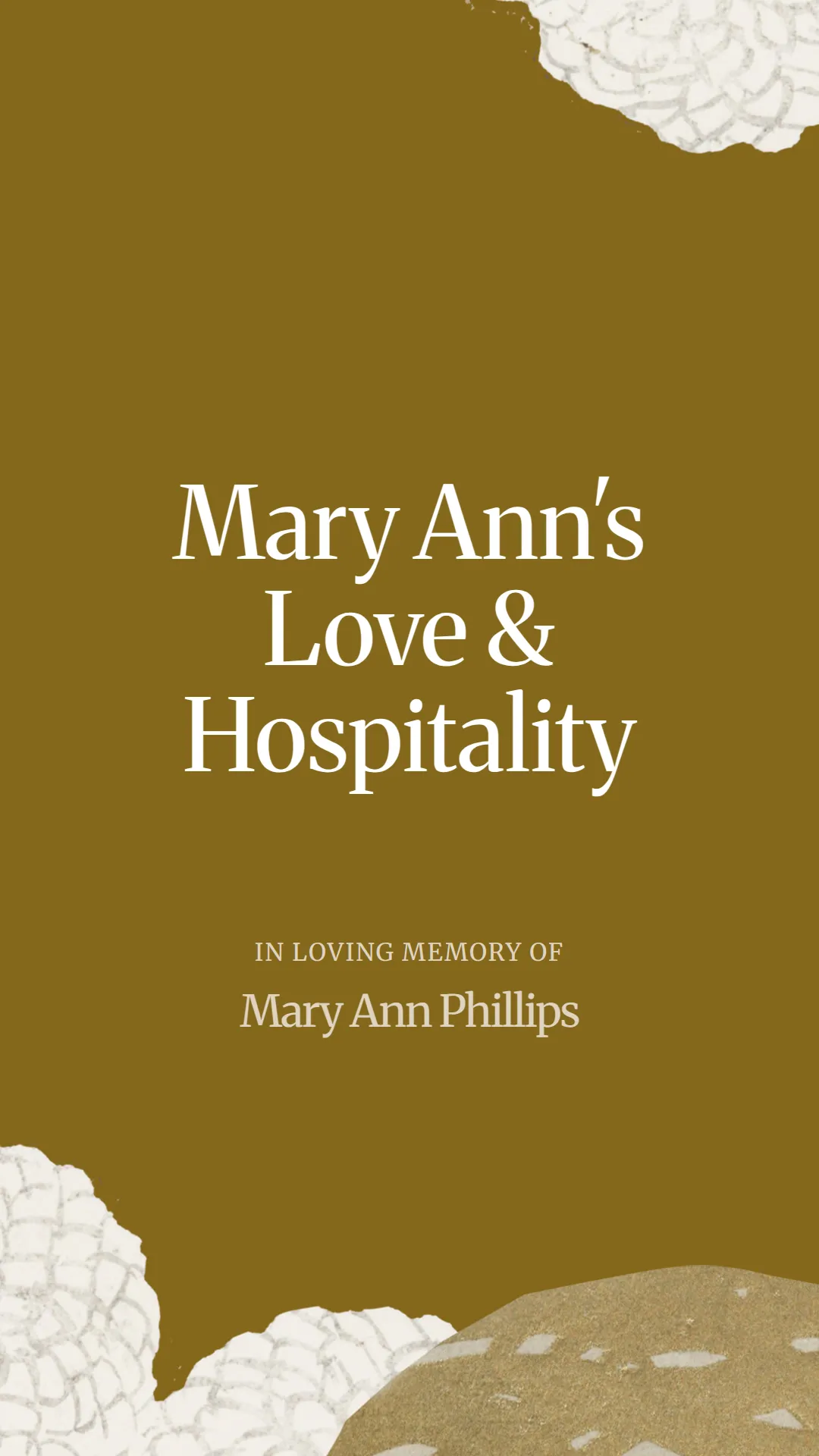 Mary Ann's Love and Hospitality