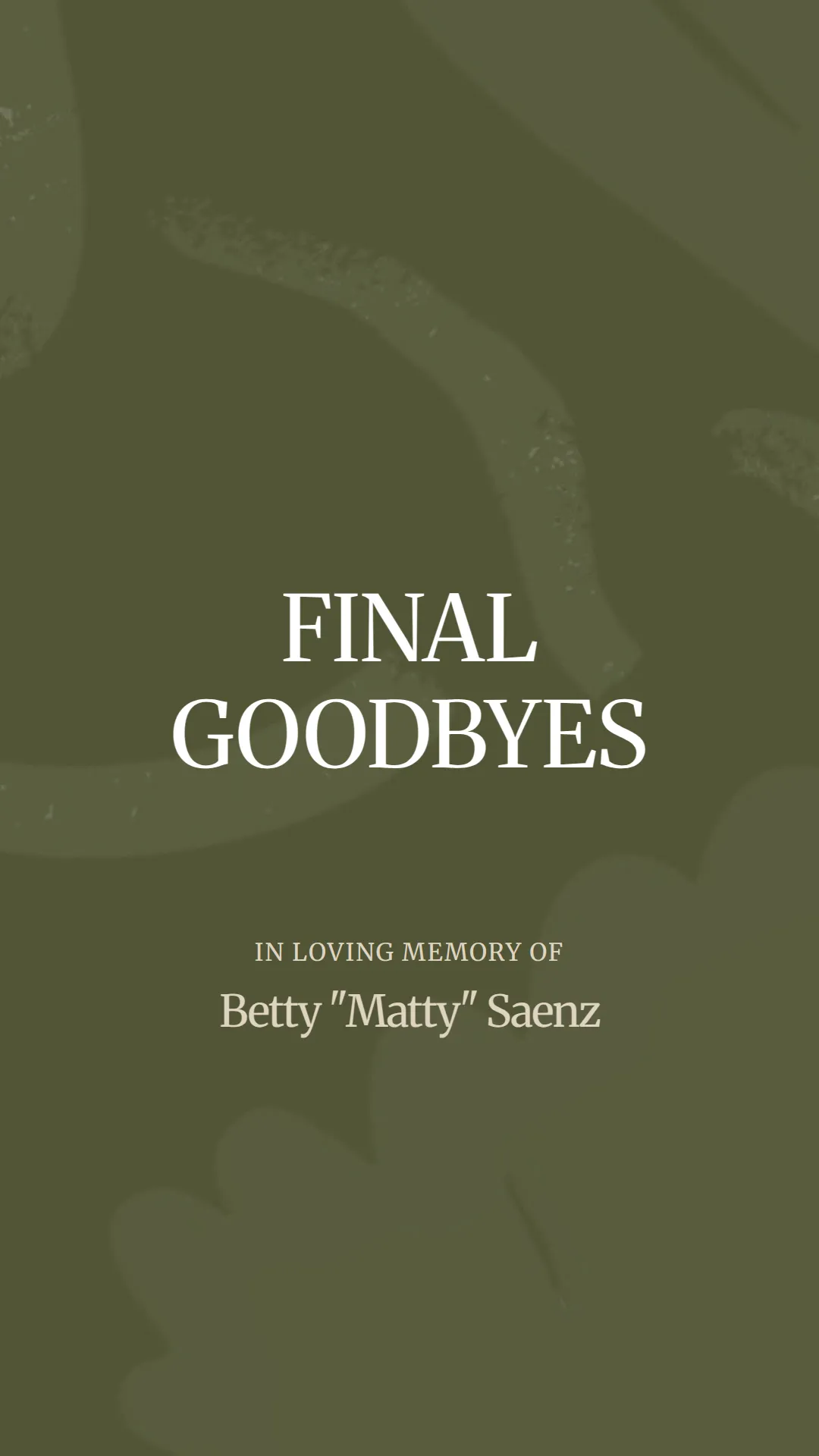 A Heartfelt Farewell to Matty Saenz
