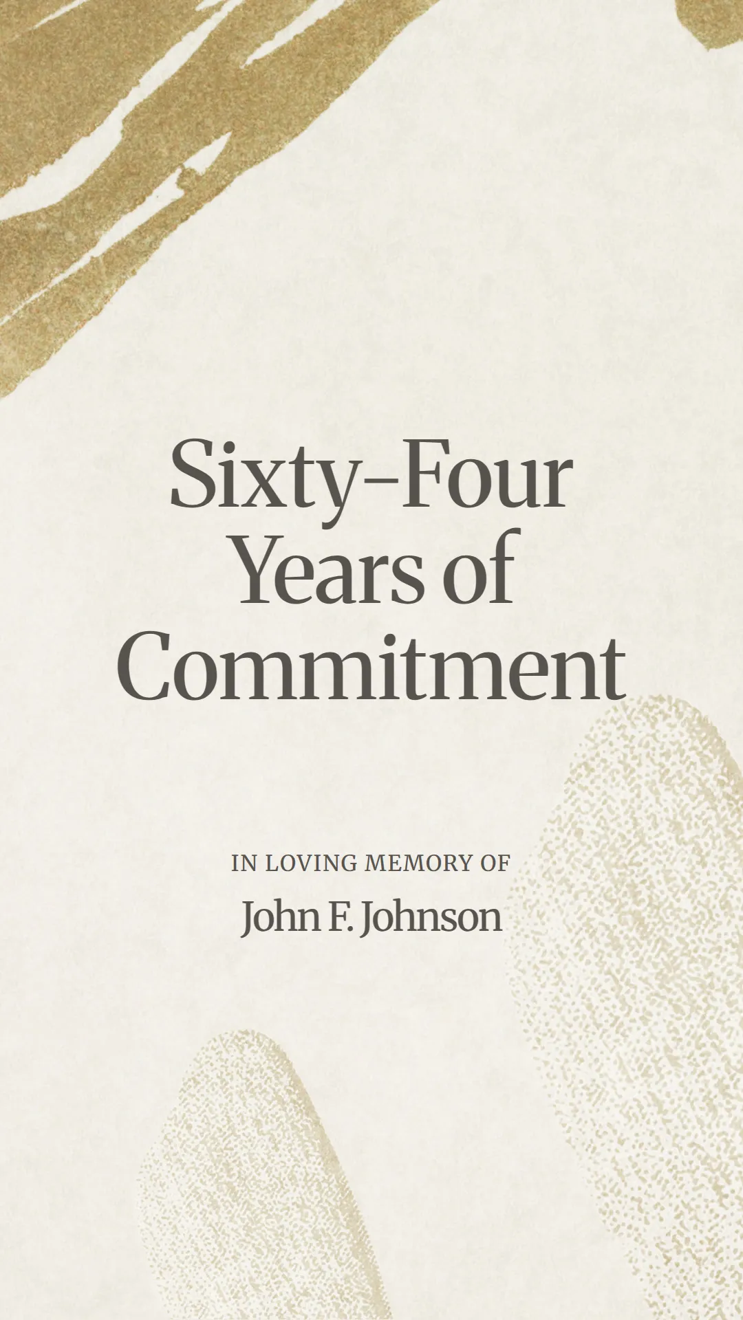 Sixty-Four Years of Commitment