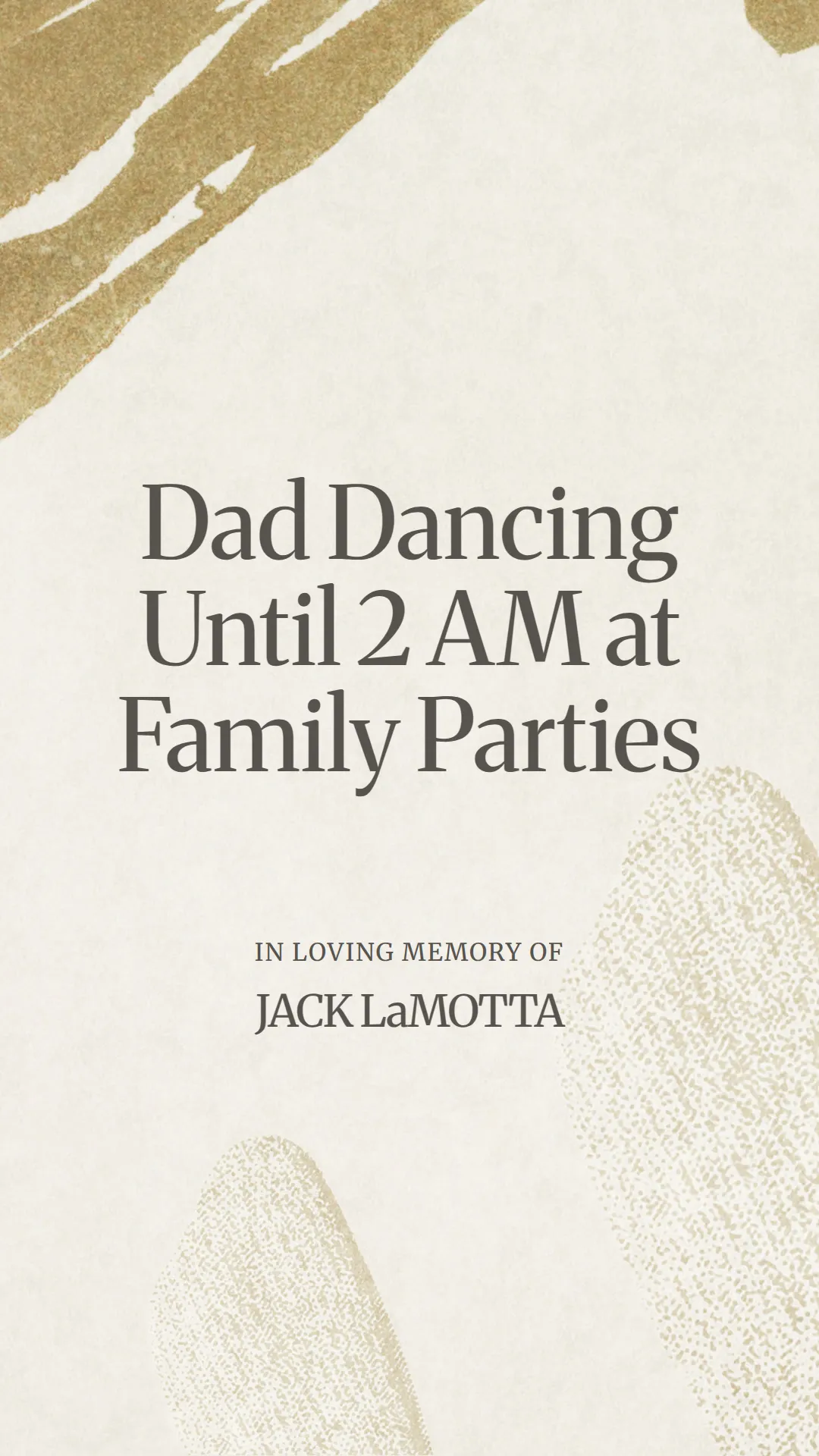 Dad Dancing Until 2 AM at Family Parties