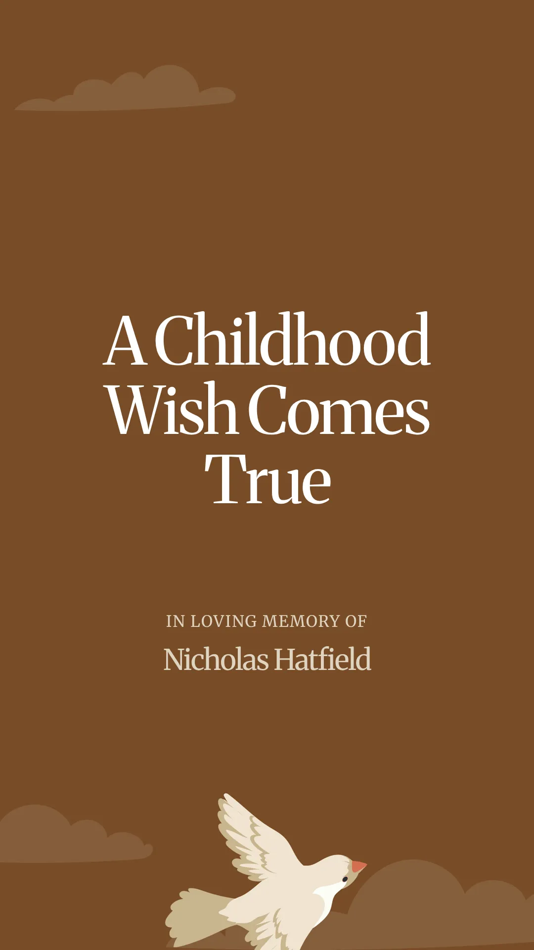 A Childhood Wish Comes True