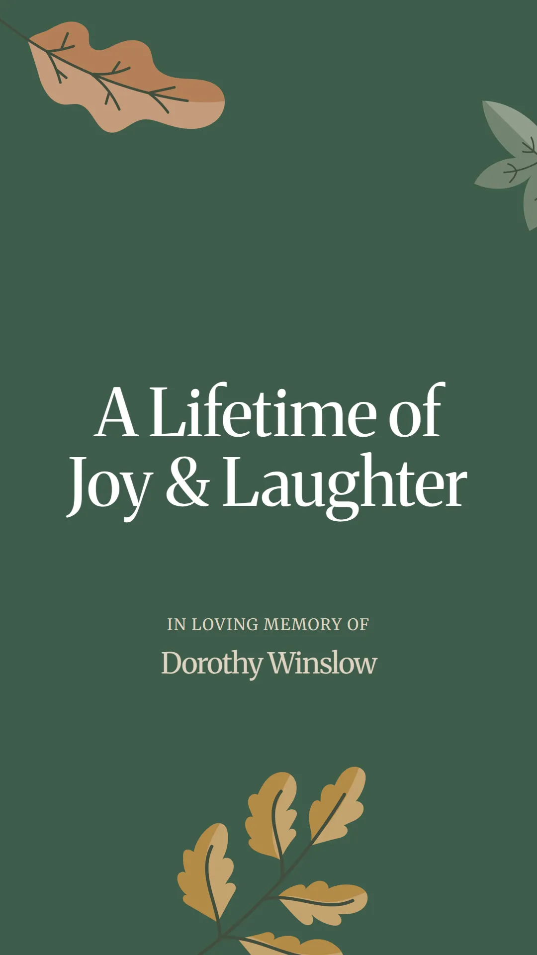 A Lifetime of Joy and Laughter