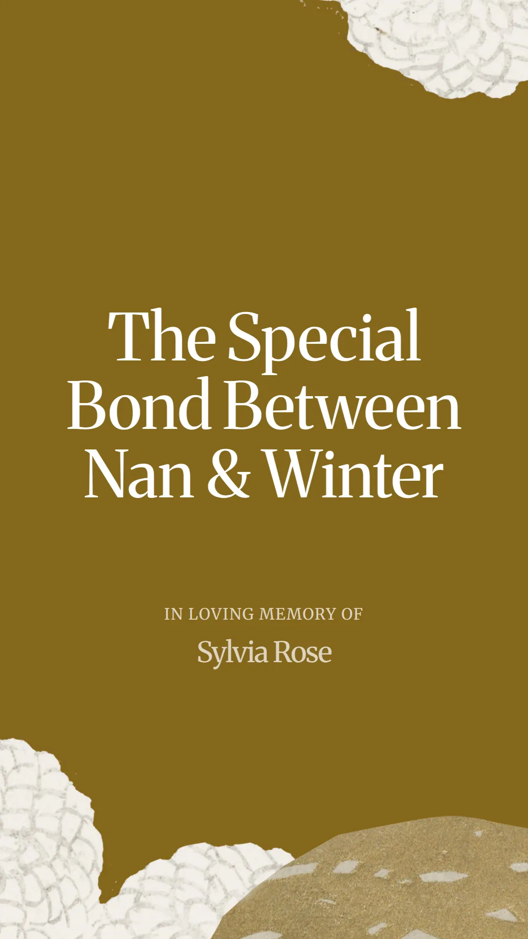 The Special Bond Between Nan and Winter