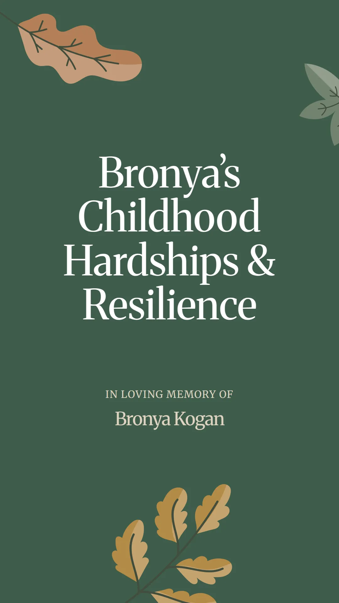 Bronya’s Childhood Hardships and Resilience