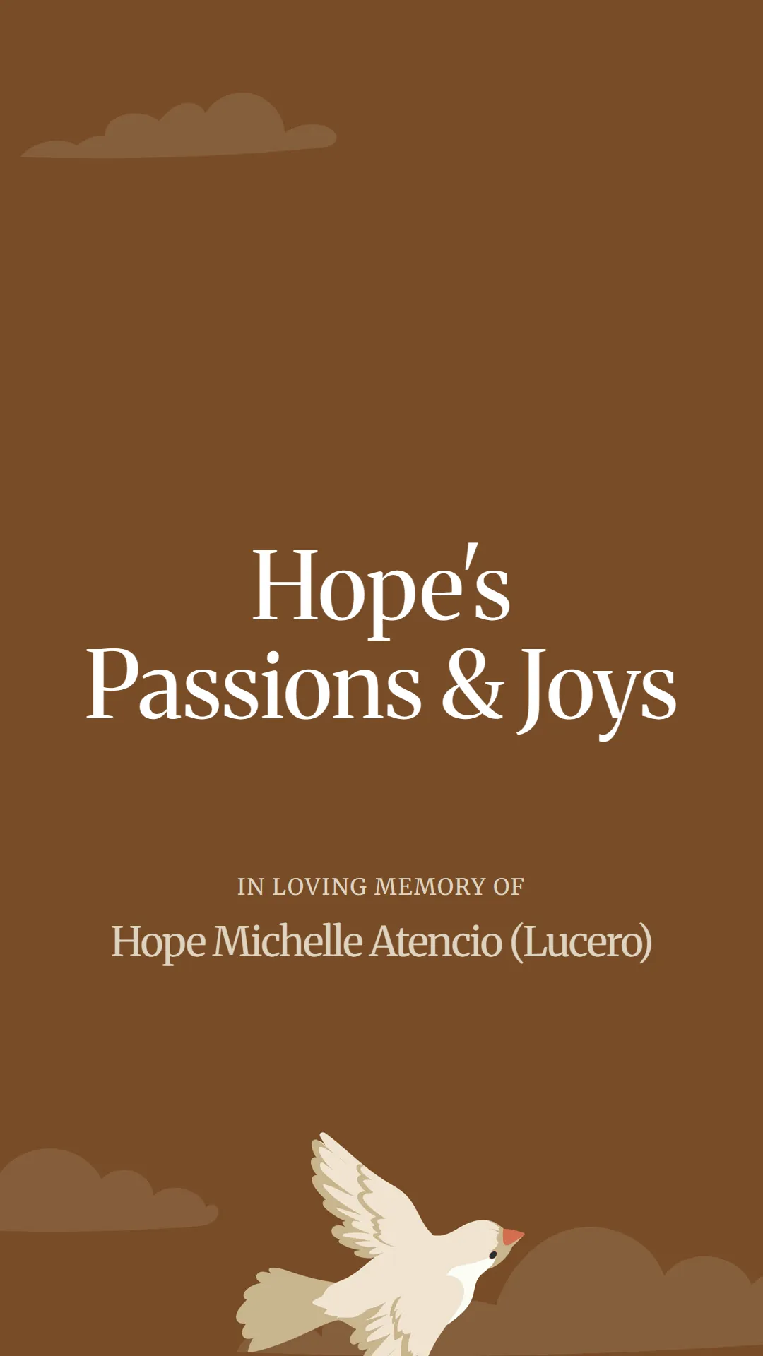 Hope's Passions and Joys