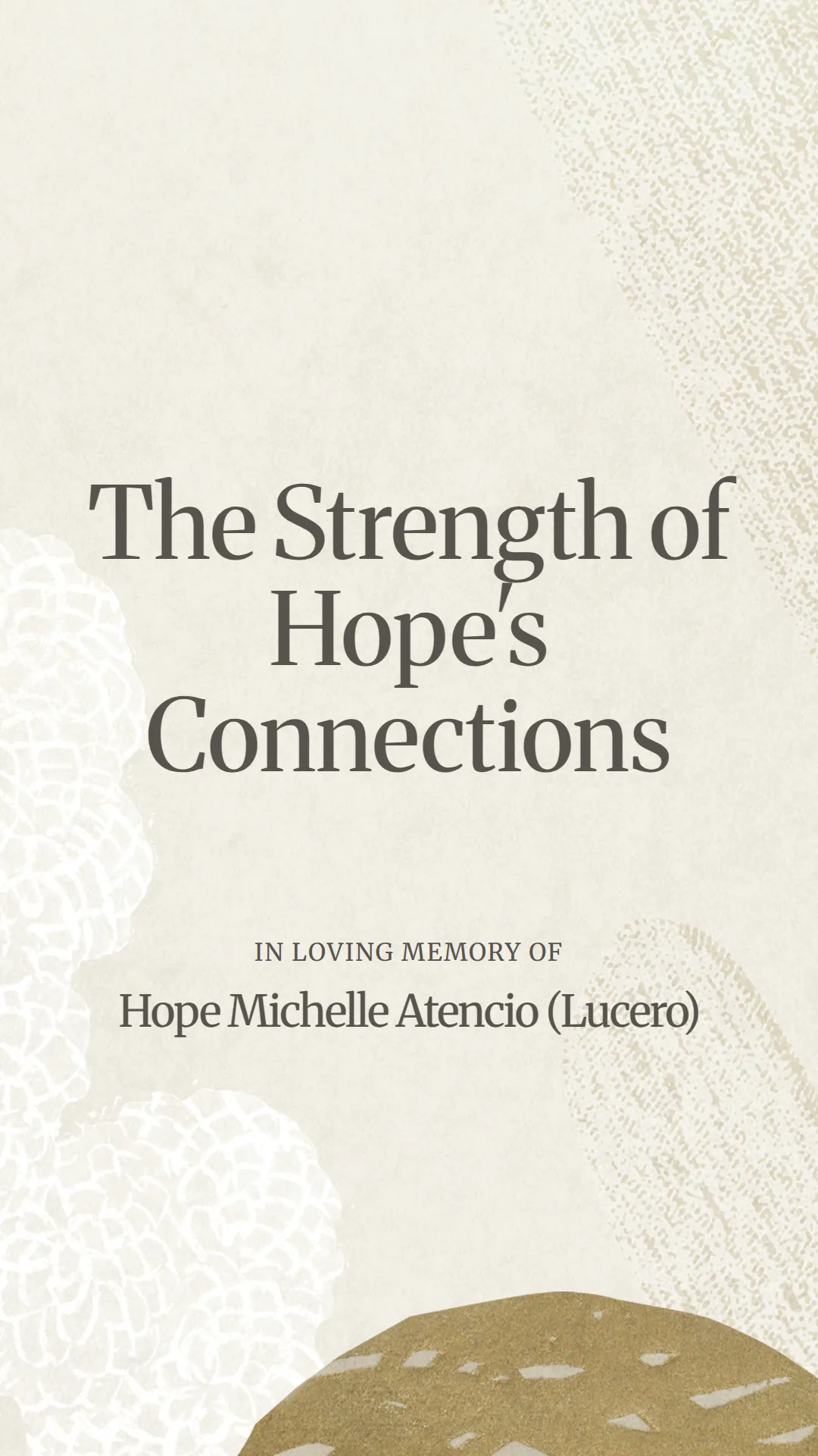 The Strength of Hope's Connections