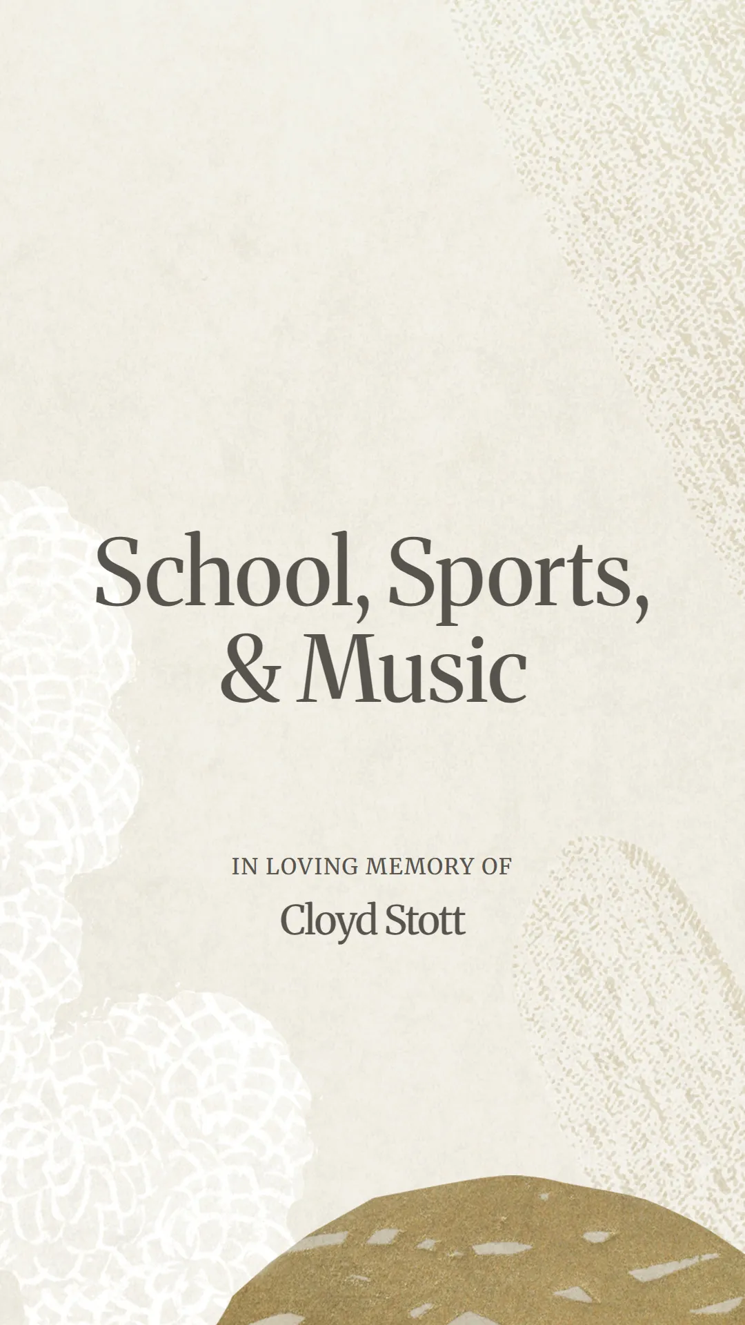 School, Sports, and Music