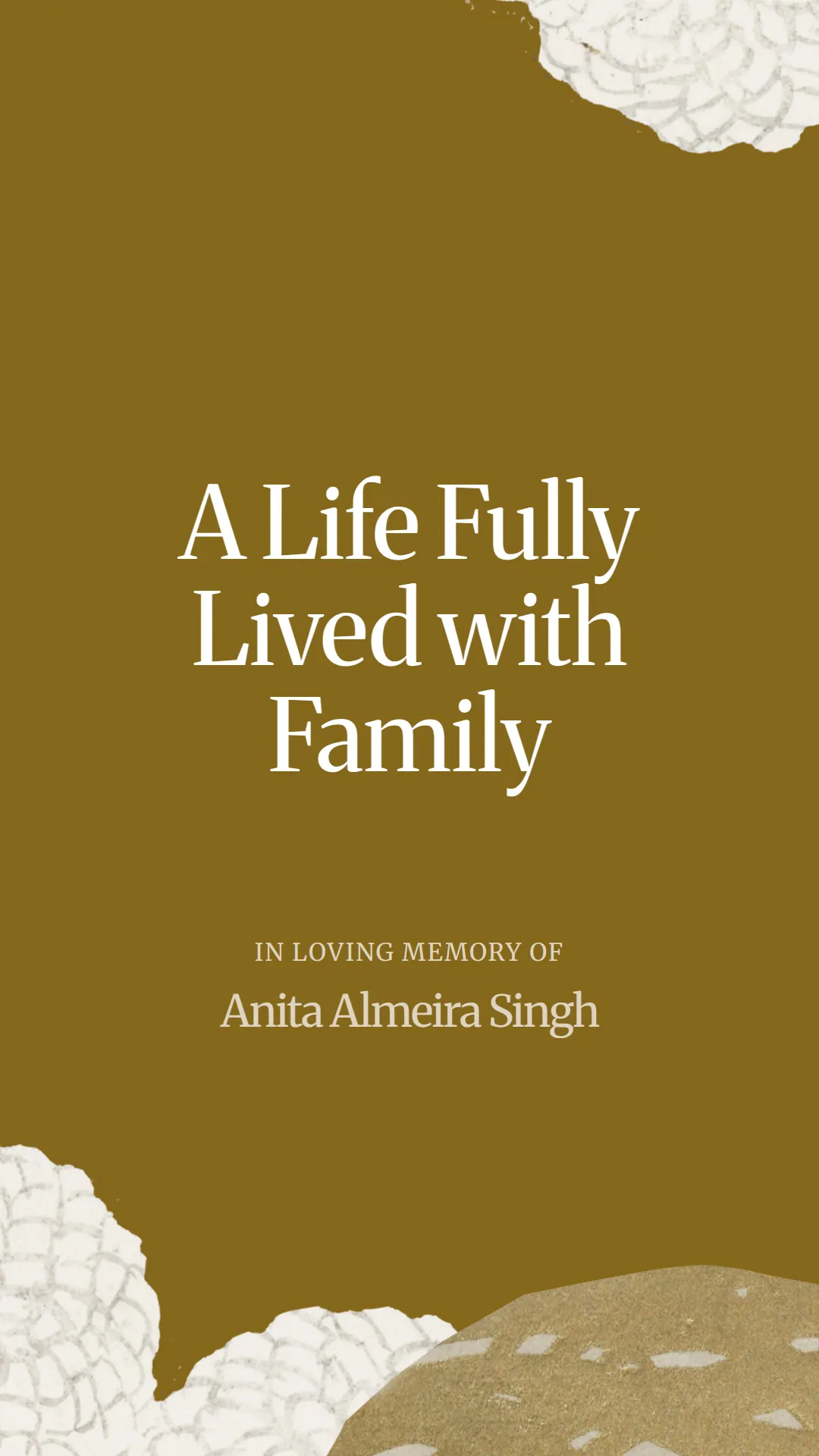 A Life Fully Lived with Family