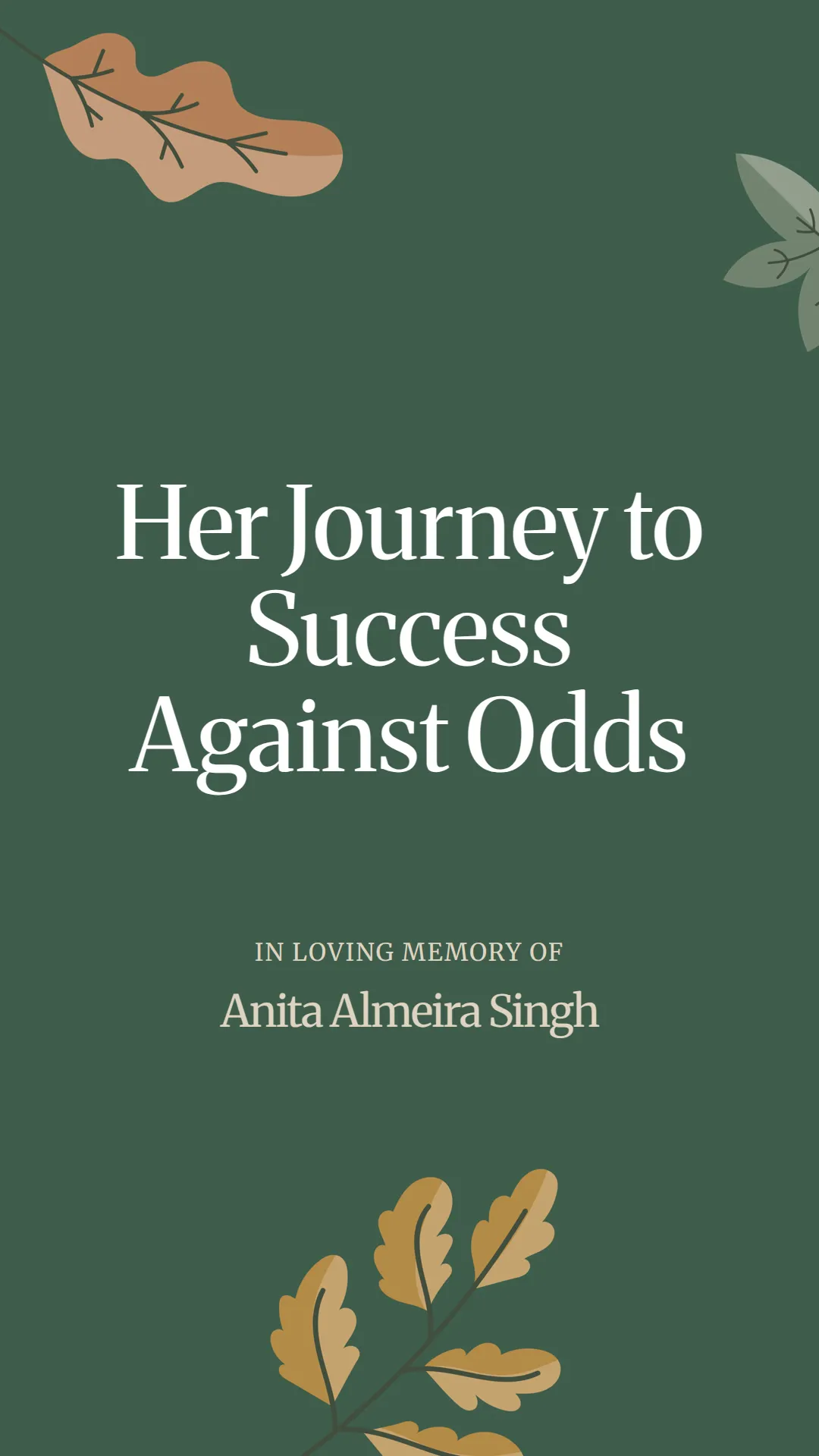Her Journey to Success Against Odds