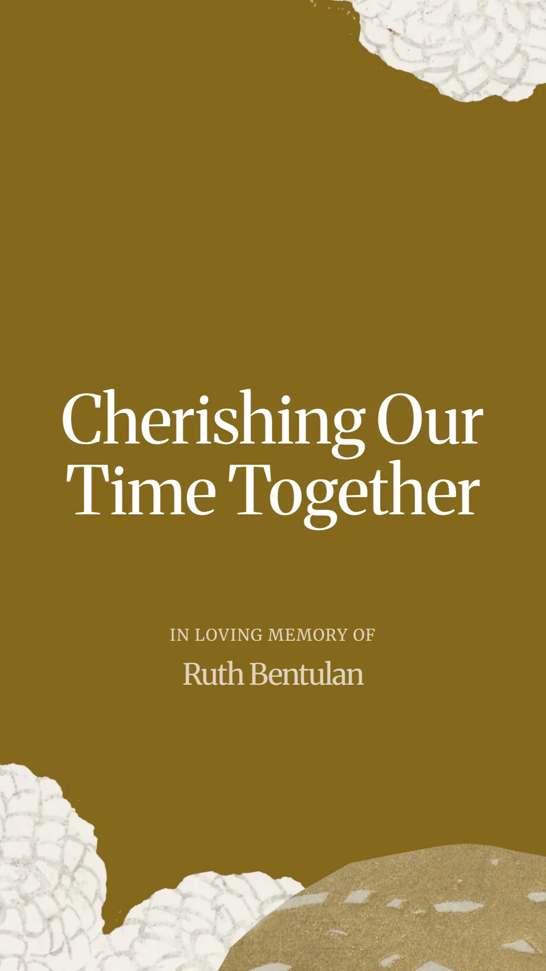Cherishing Our Time Together