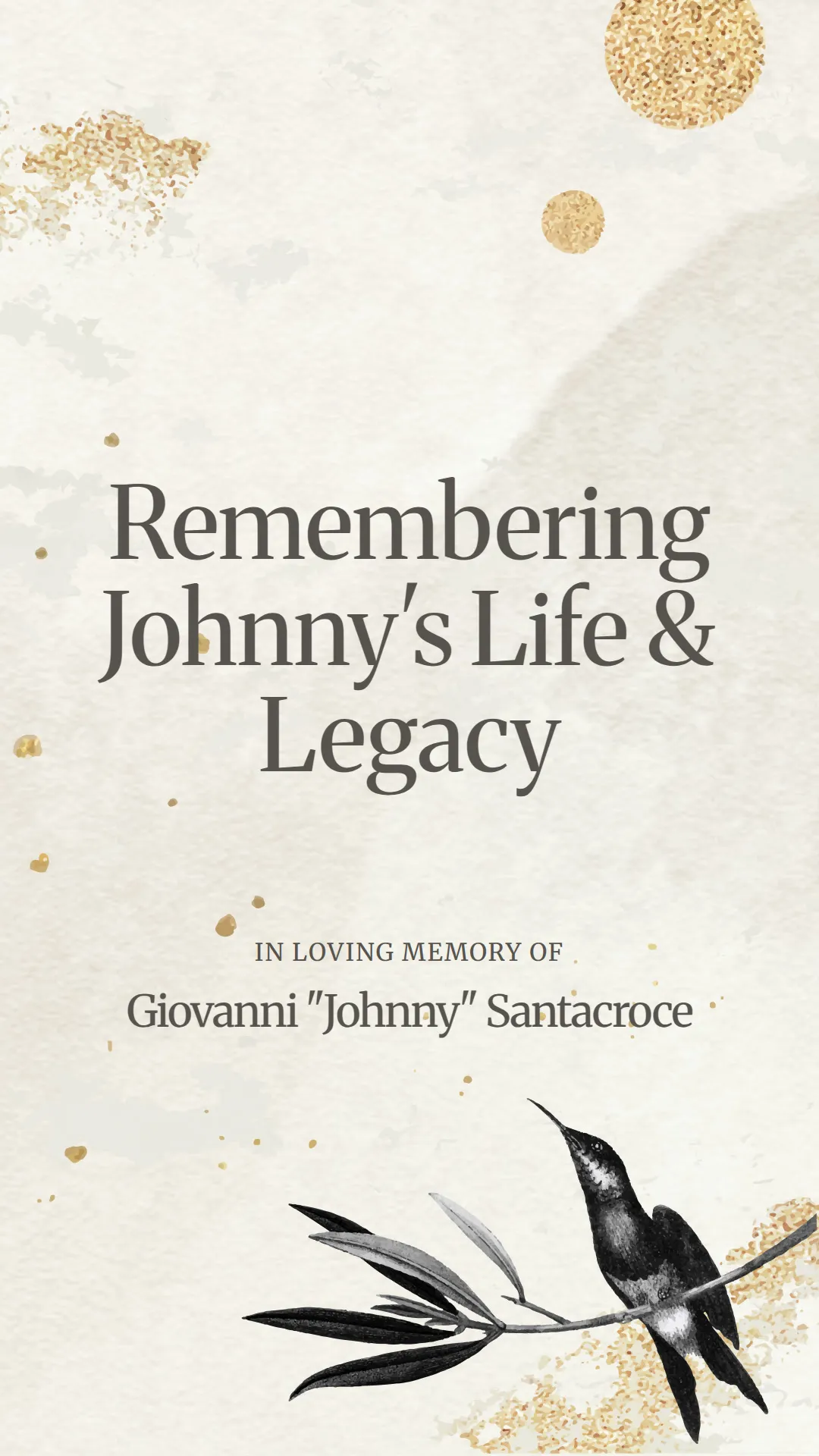 Remembering Johnny's Life and Legacy