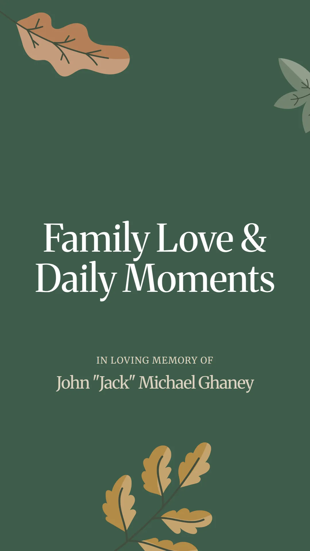 Family Love and Daily Moments