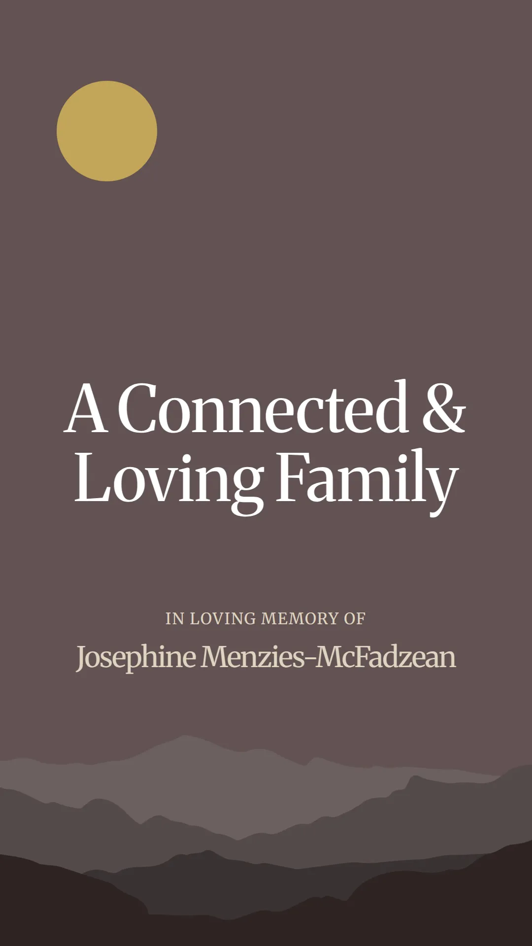A Connected and Loving Family
