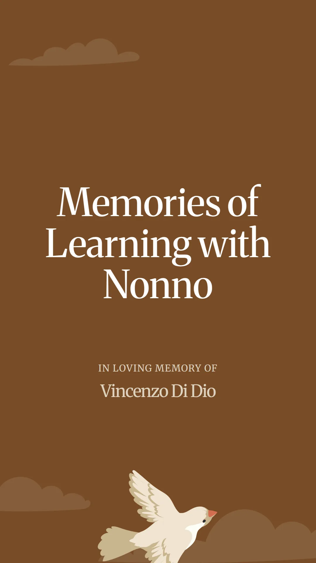 Memories of Learning with Nonno