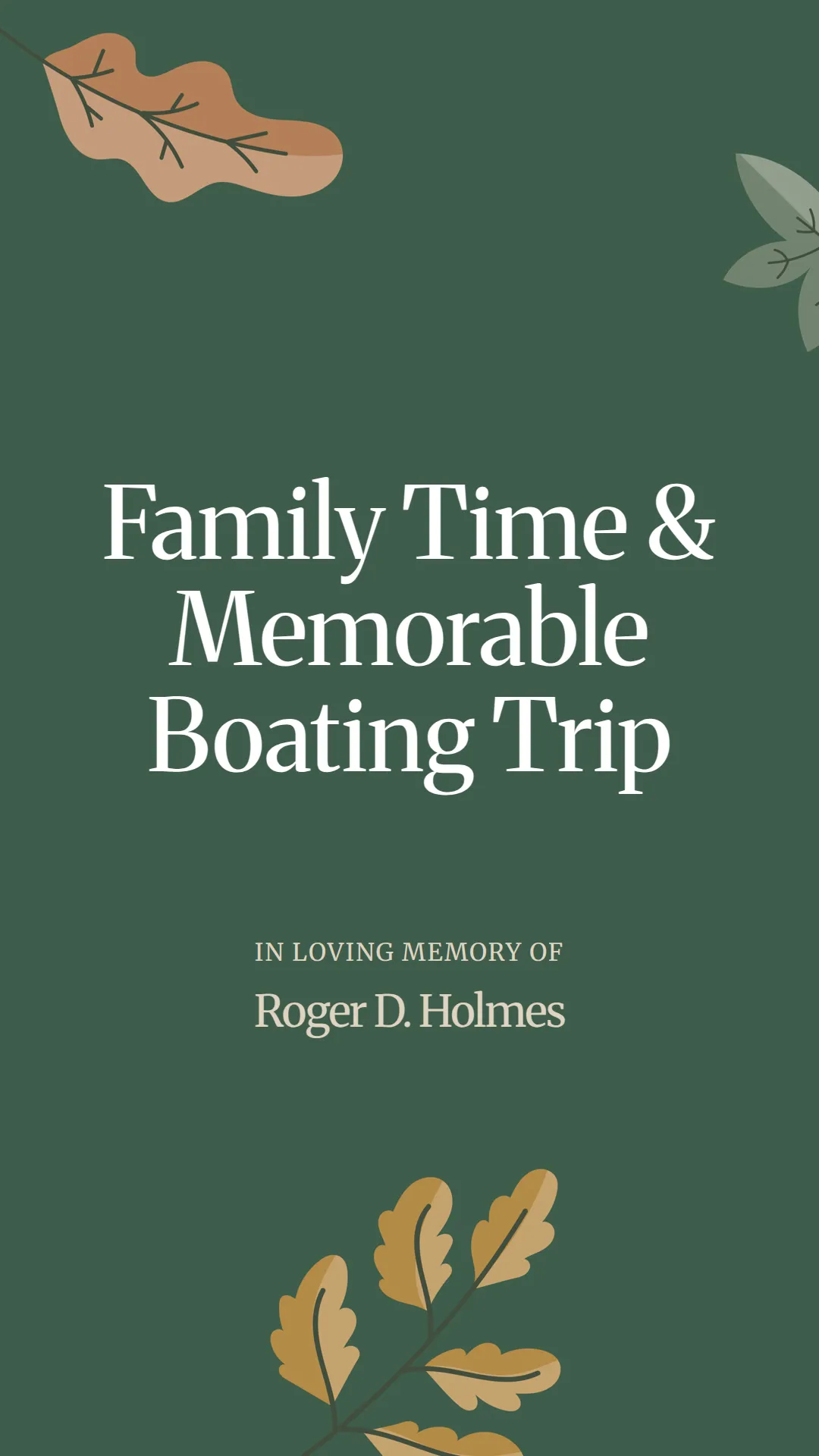Family Time and Memorable Boating Trip