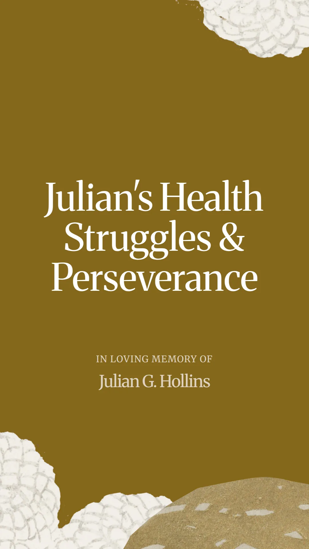 Julian's Health Struggles and Perseverance