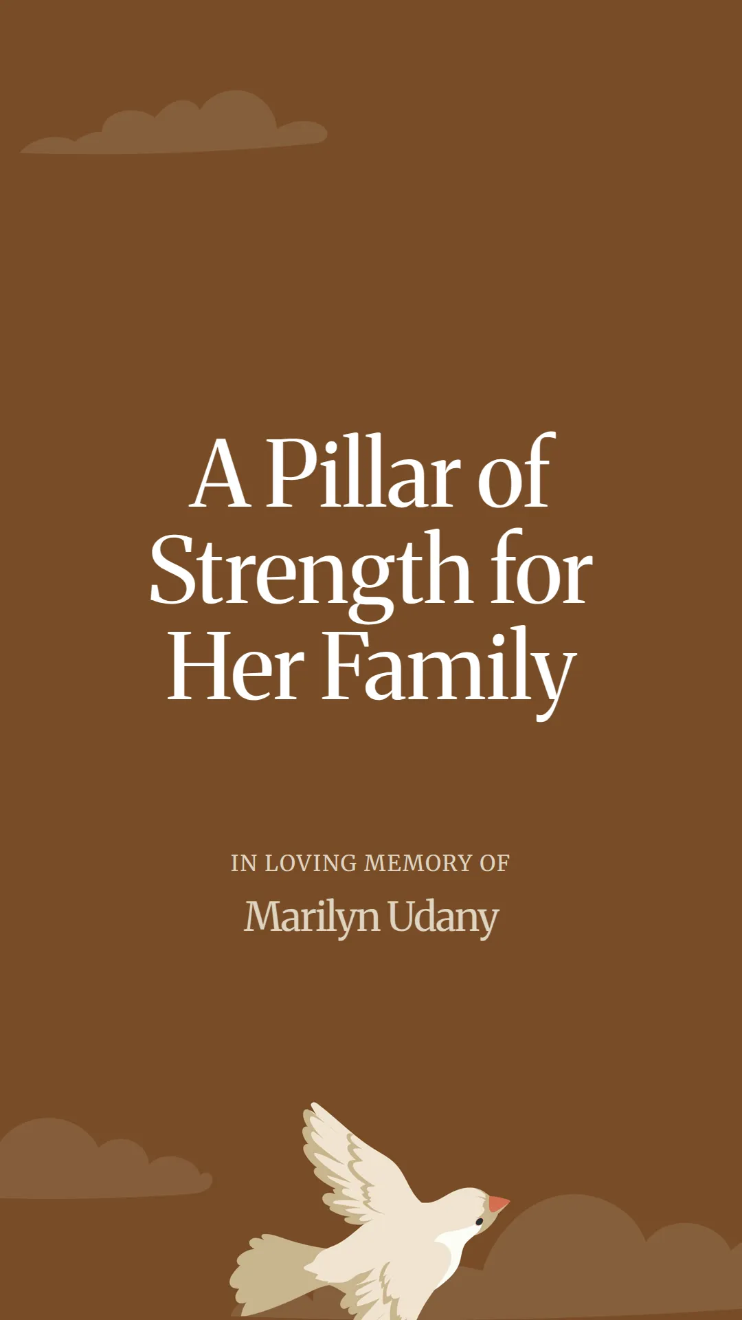 A Pillar of Strength for Her Family