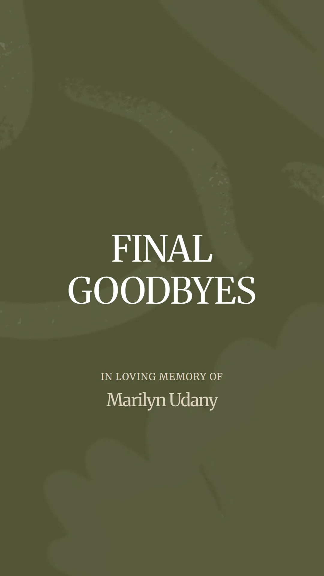 A Loving Farewell to Marilyn Udany
