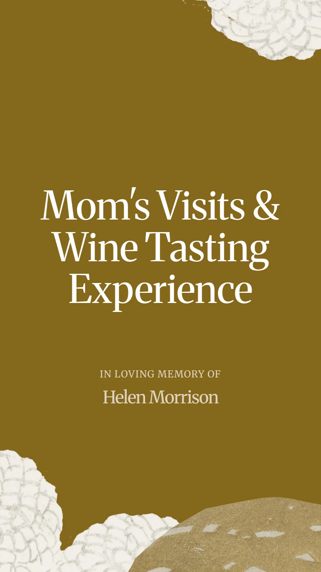 Mom's Visits and Wine Tasting Experience