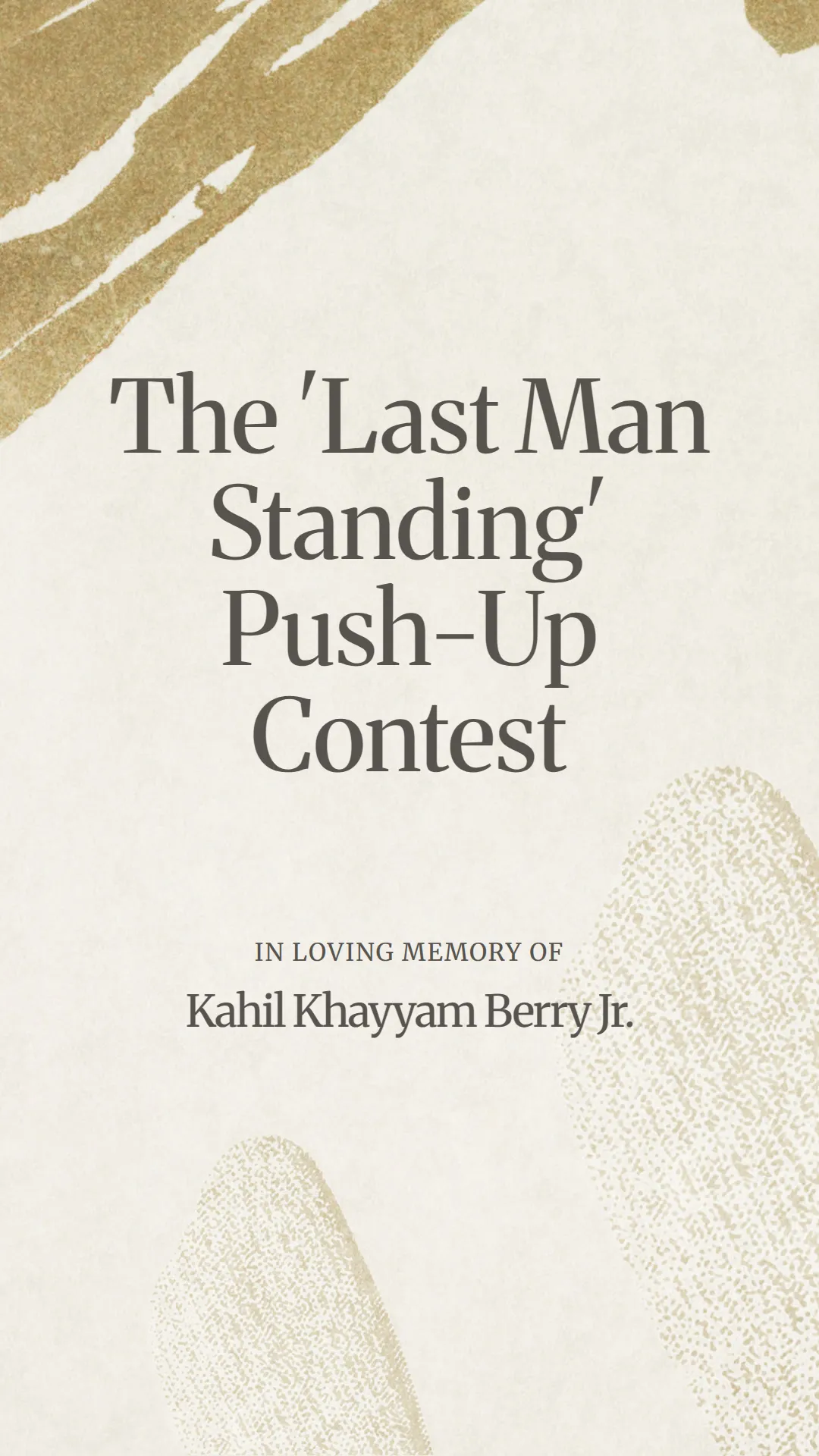 The 'Last Man Standing' Push-Up Contest