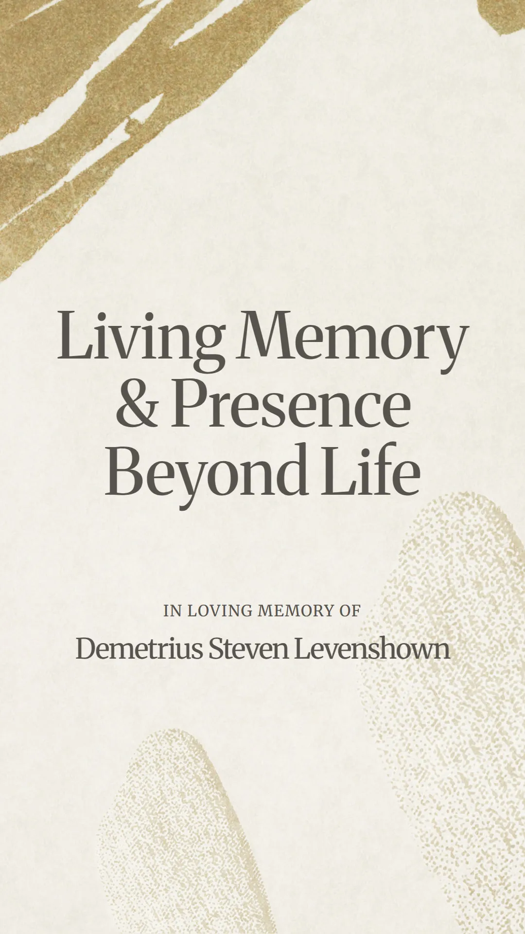 Living Memory and Presence Beyond Life