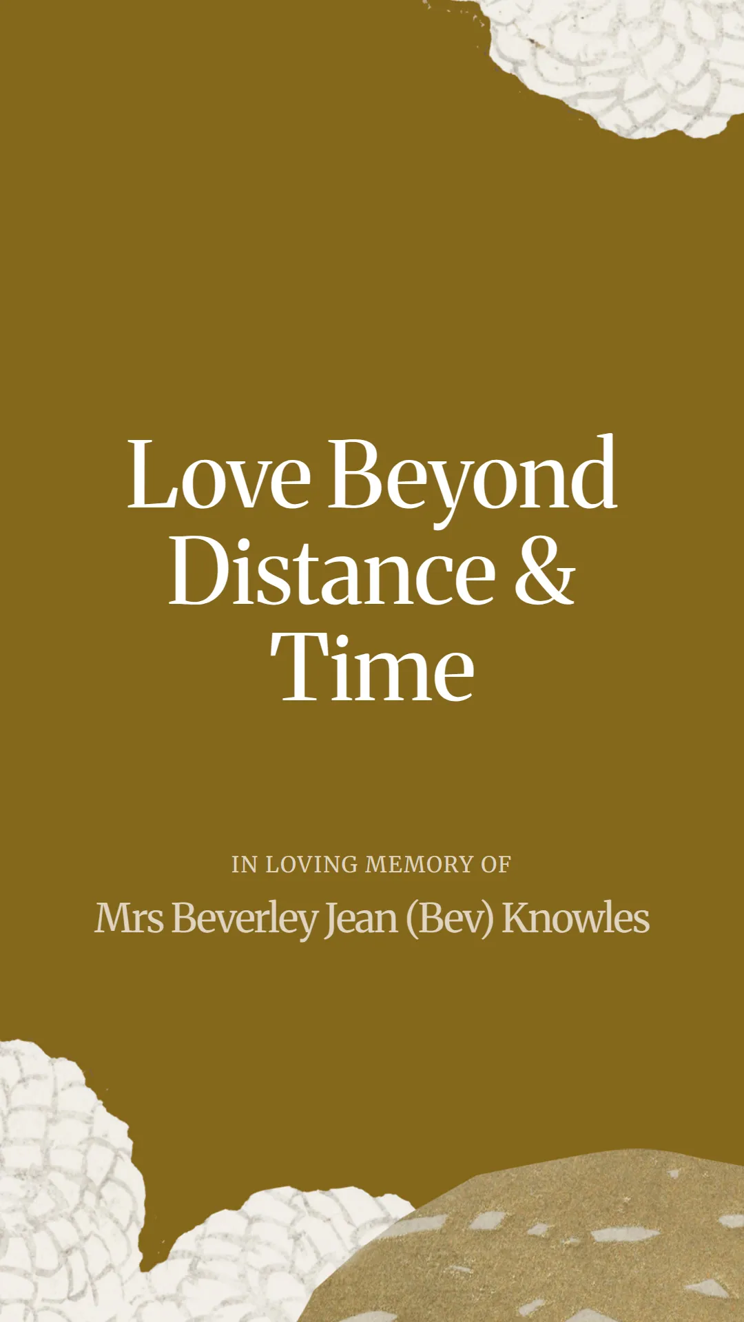 Love Beyond Distance and Time